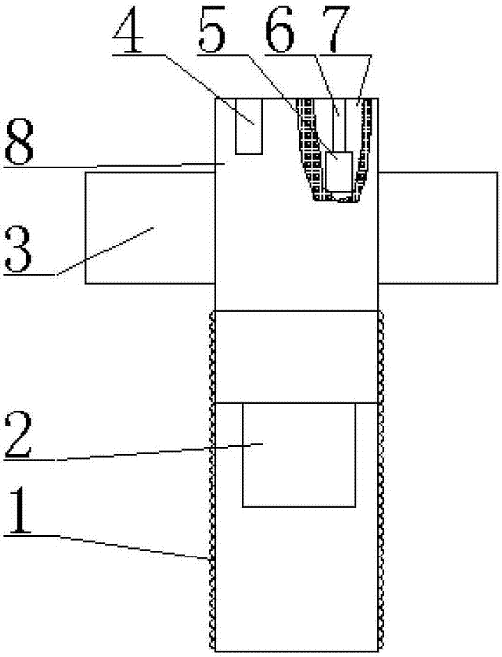 Thermal-insulation insulating temperature measuring bolt