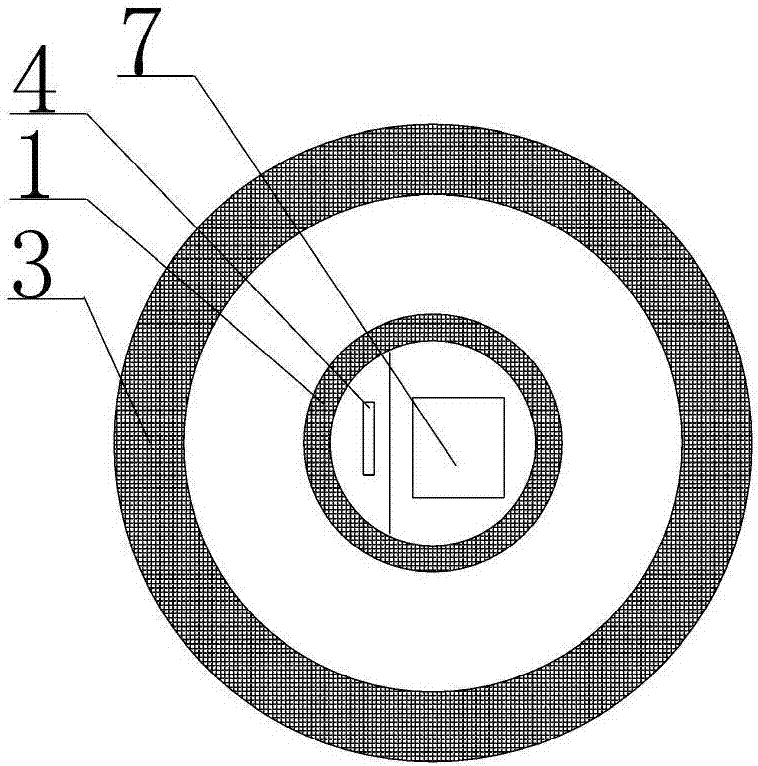 Thermal-insulation insulating temperature measuring bolt