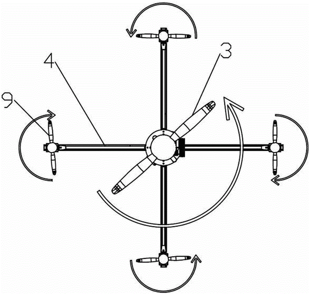 Hybrid power long-endurance multi-shaft air vehicle