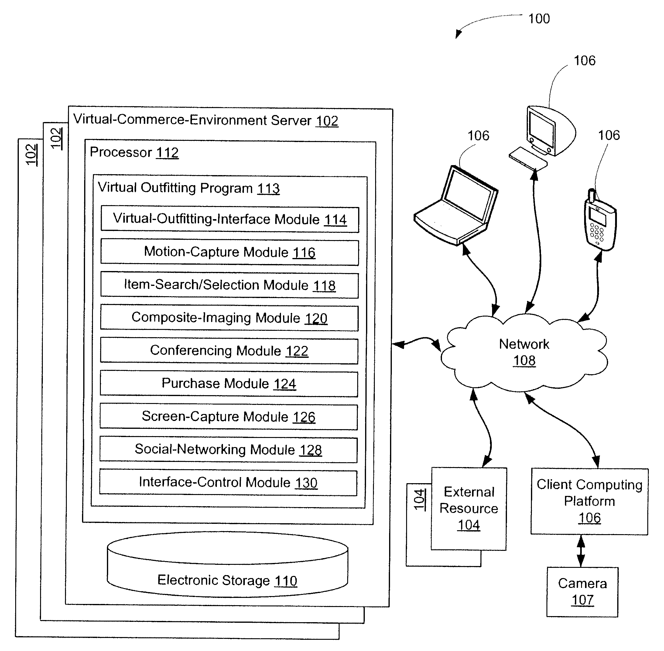 Providing a simulation of wearing items such as garments and/or accessories