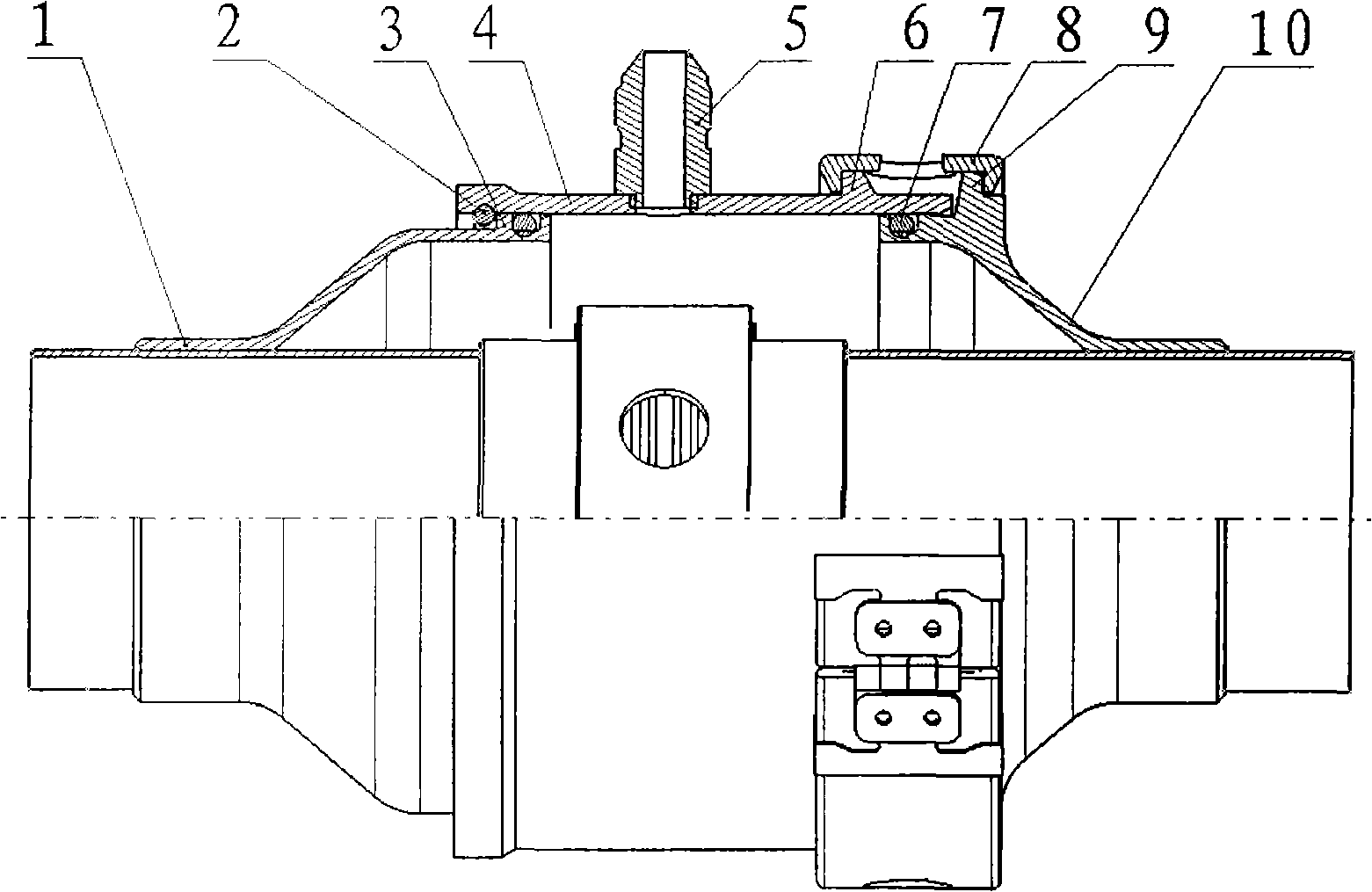 Flexible joint leakage oil collecting device for plane fuel duct