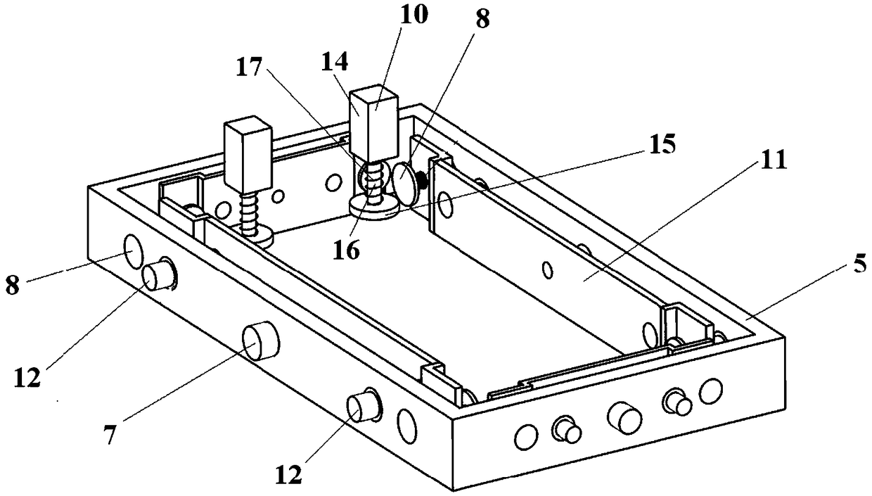 A glass wool product quality on-line monitoring device