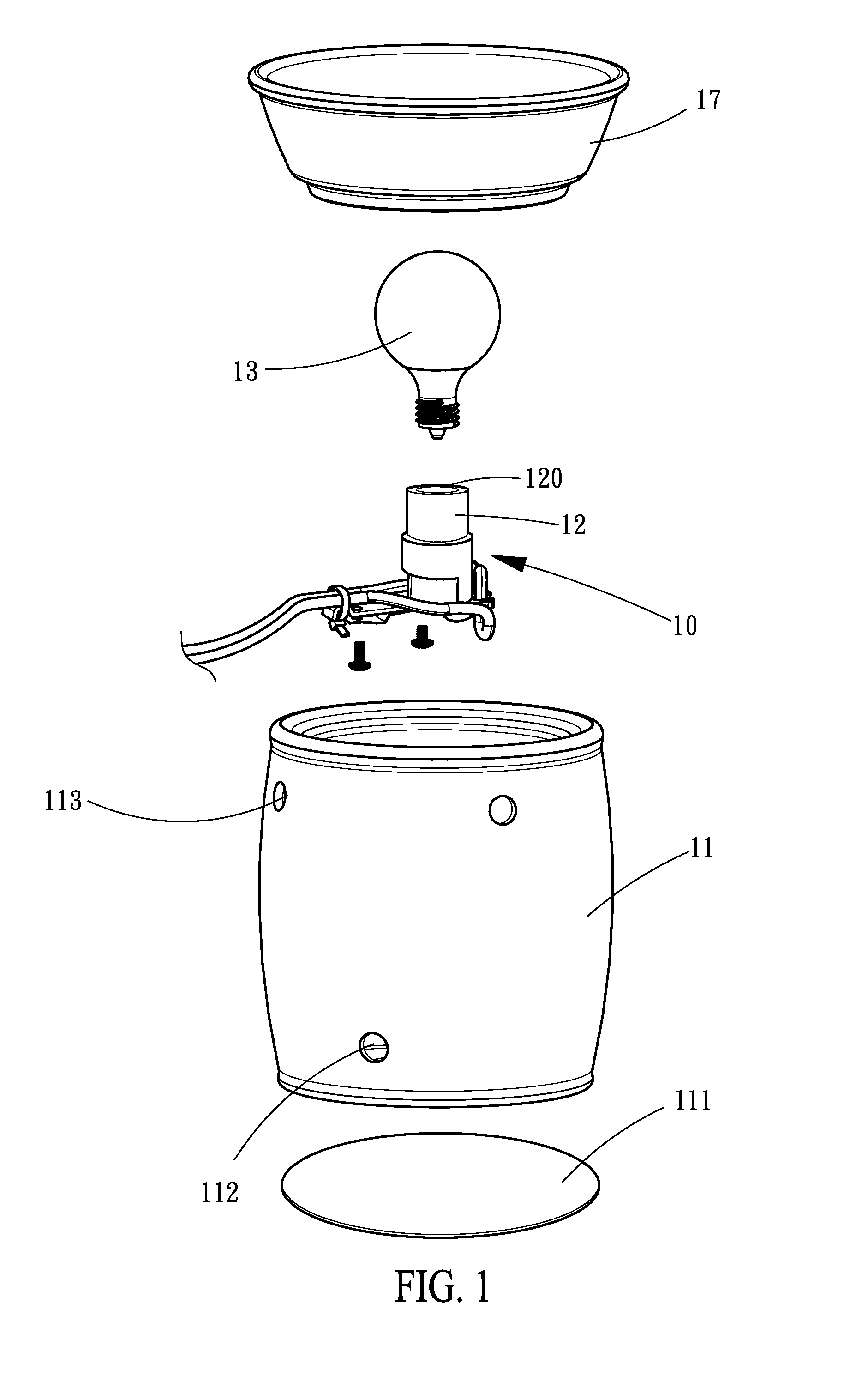 Lamp-based scent releasing system