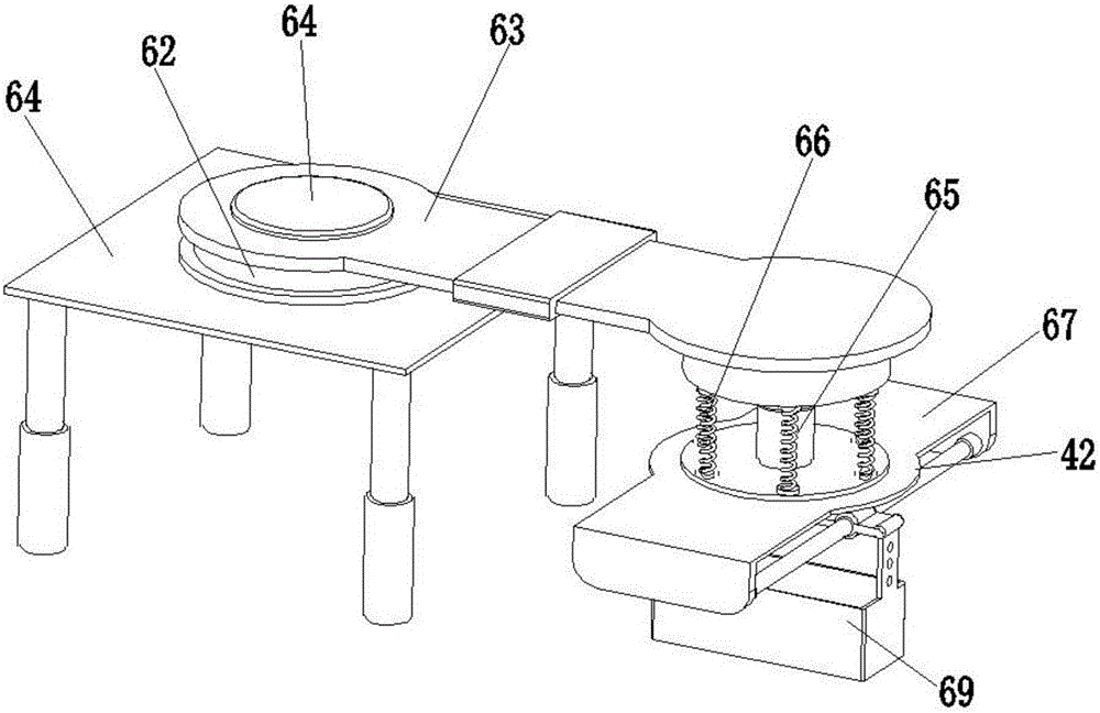 Device for filling brick cracks with cement for floor tile paving robot for urban municipal sidewalk