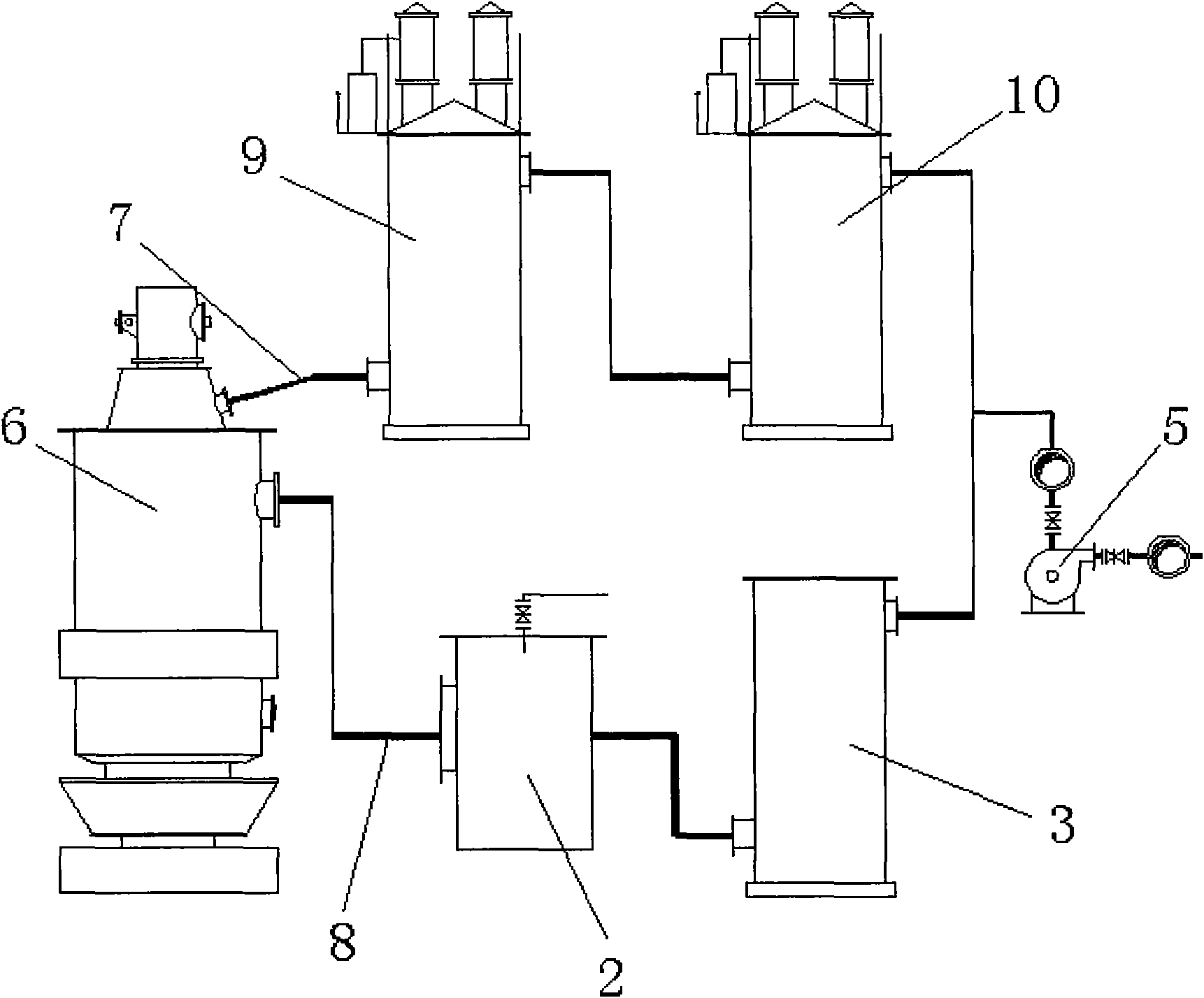 Technology for producing cooled coal gas with no discharge of phenolic water