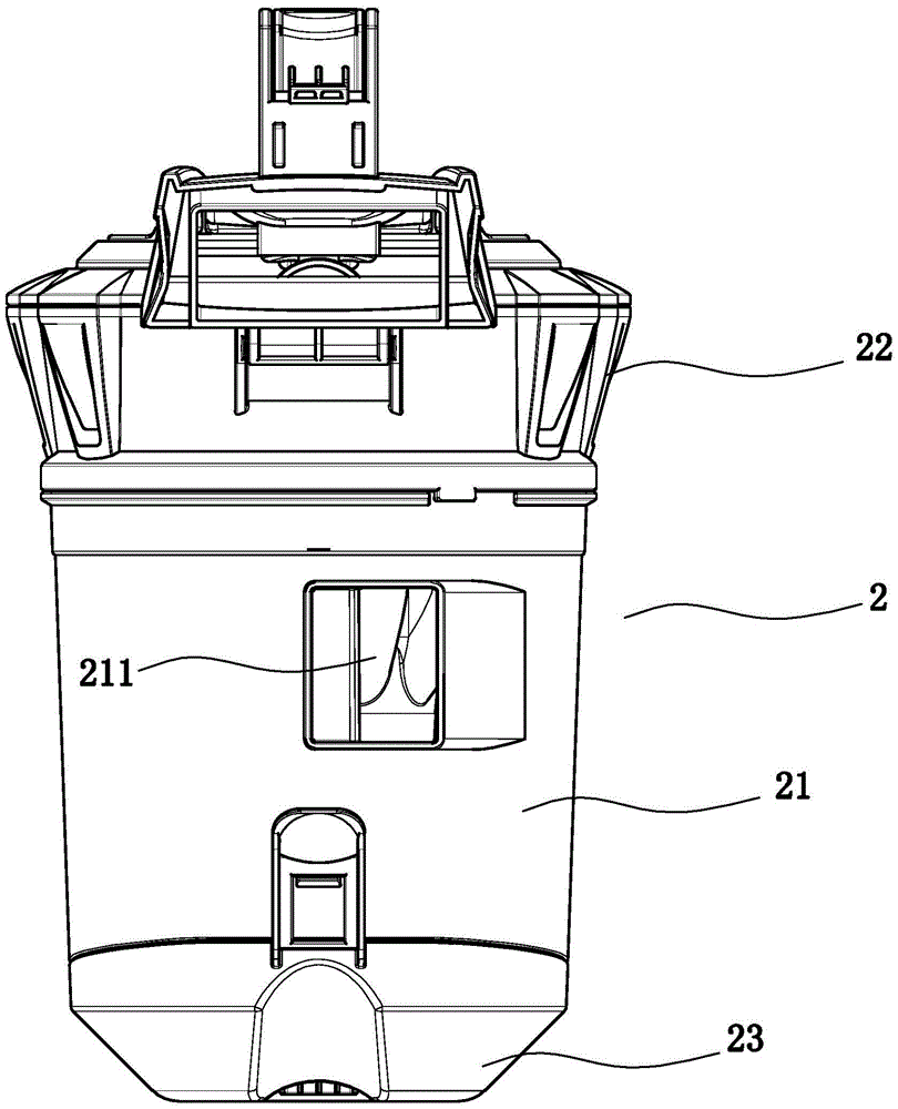 Cyclone separation type dust collector