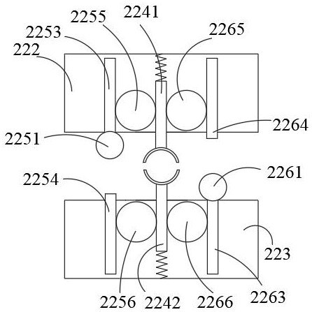 Plate hole reaming conveying device for copper pipe