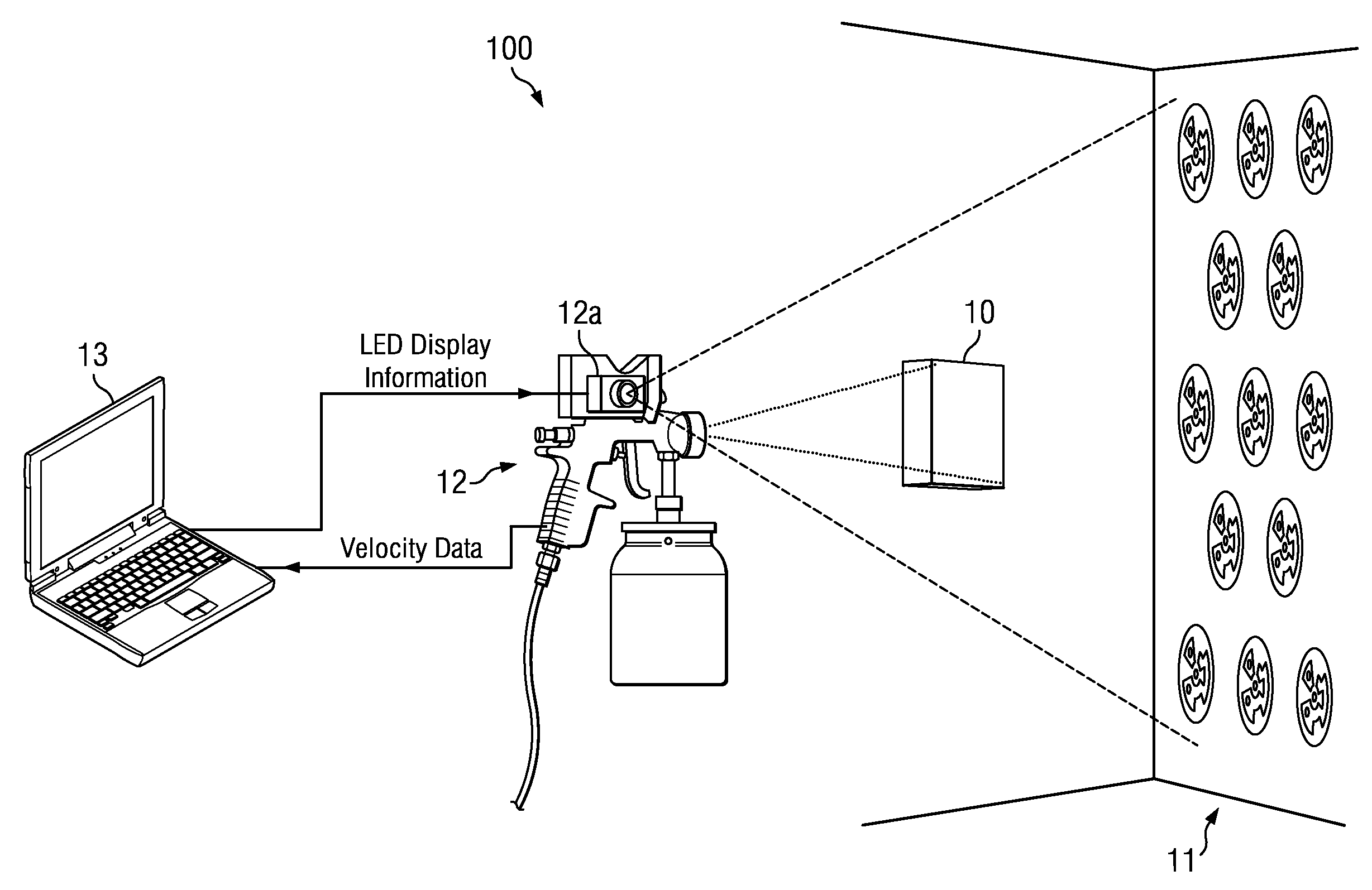 Optical Velocity Tracking for Paint Spray Gun