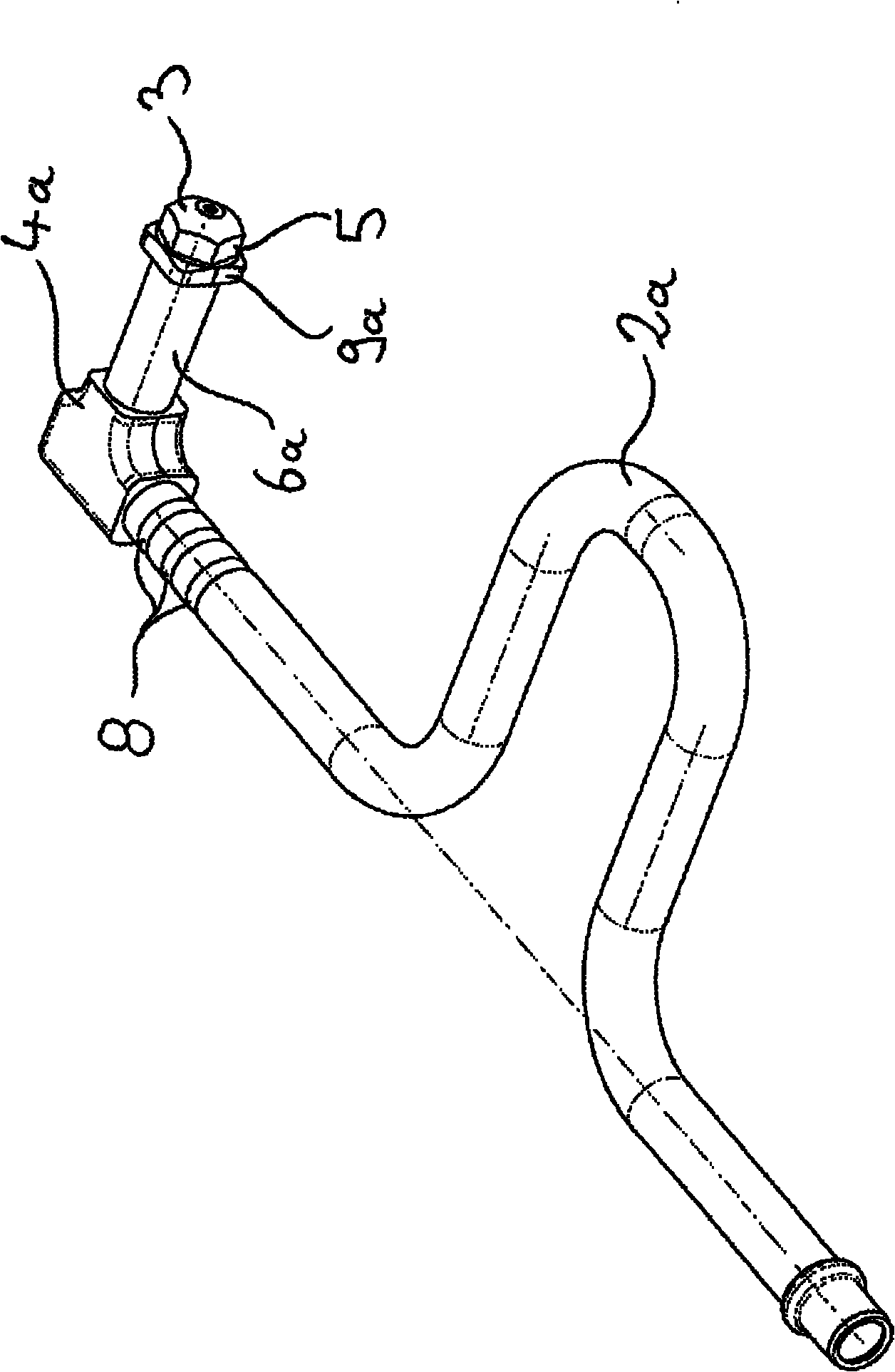 Gas supply for a gas burner