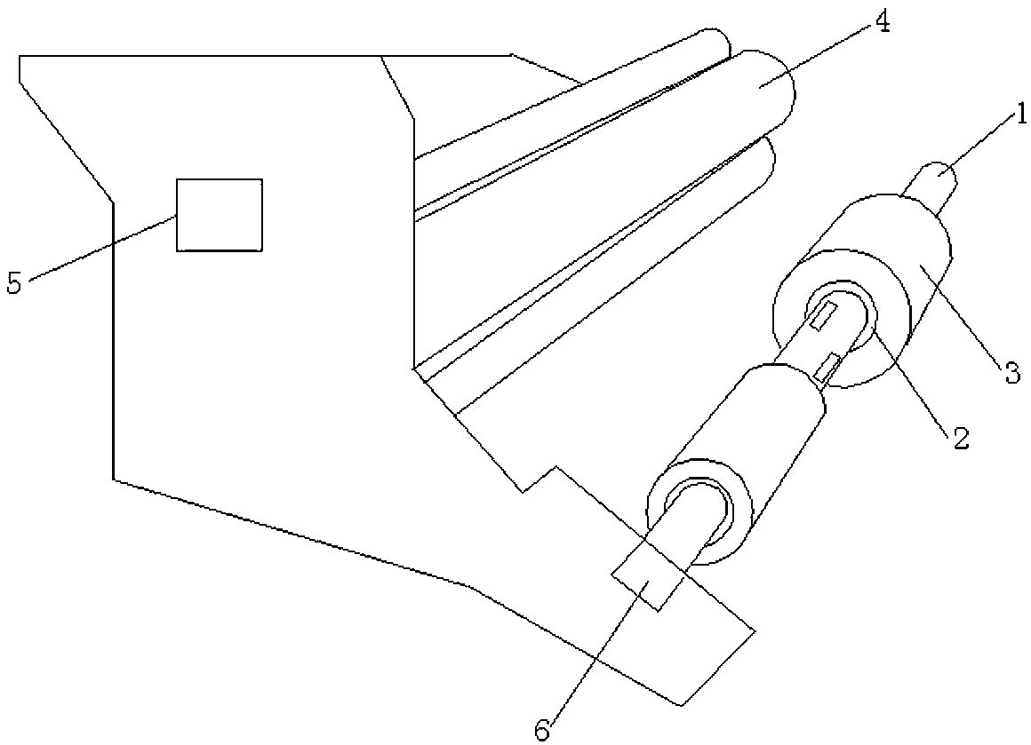 Paper transmitting device suitable for splitting machine