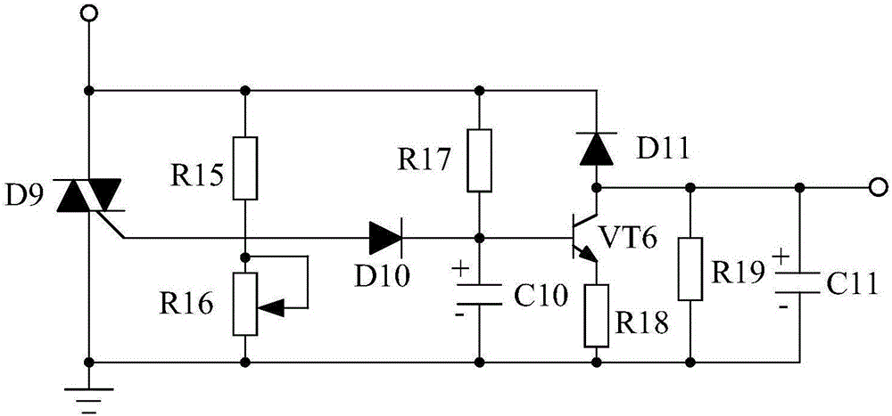 Dimming LED constant current driving system based on transistor oscillating circuit