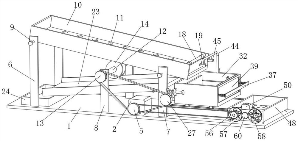 Potato cleaning device and potato chip processing method