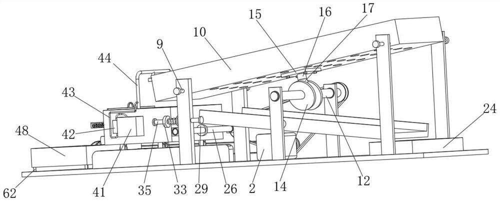 Potato cleaning device and potato chip processing method