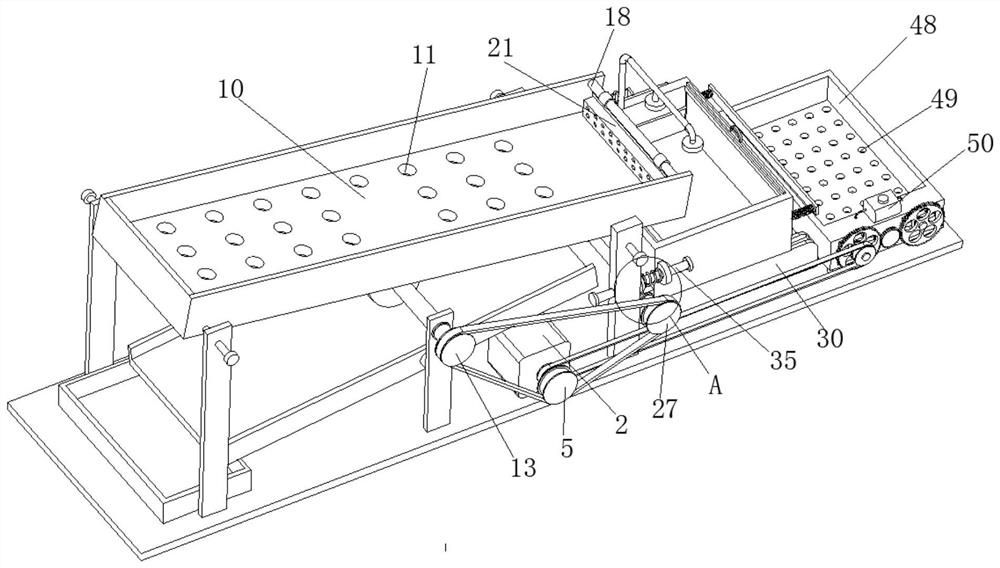 Potato cleaning device and potato chip processing method