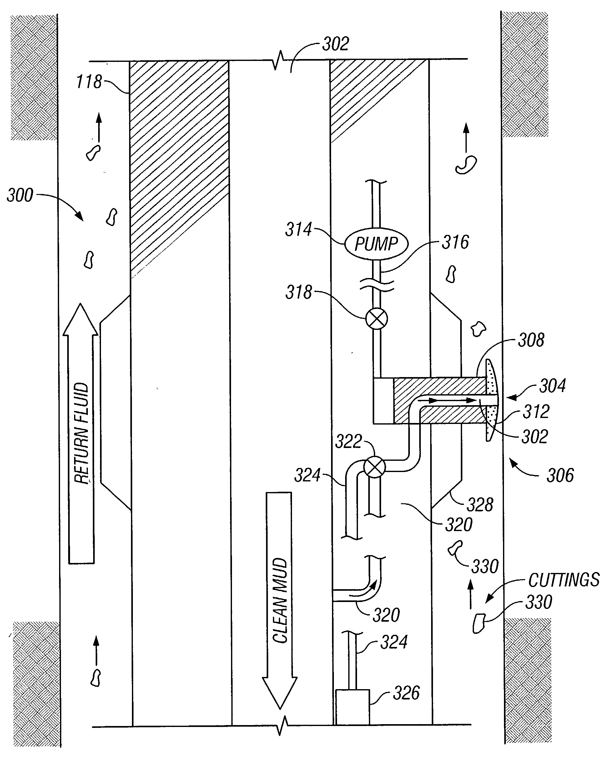 Method for cleaning and sealing a well borehole portion for formation evaluation