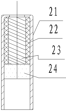 A lead-core type detonating element and a basic detonator composed of the detonating element