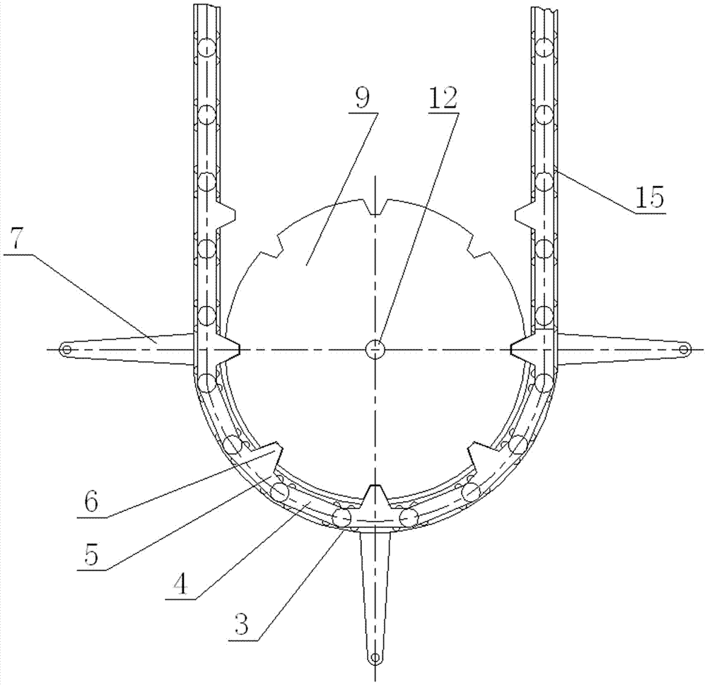 Rail-mounted vertical circulating three-dimensional garage