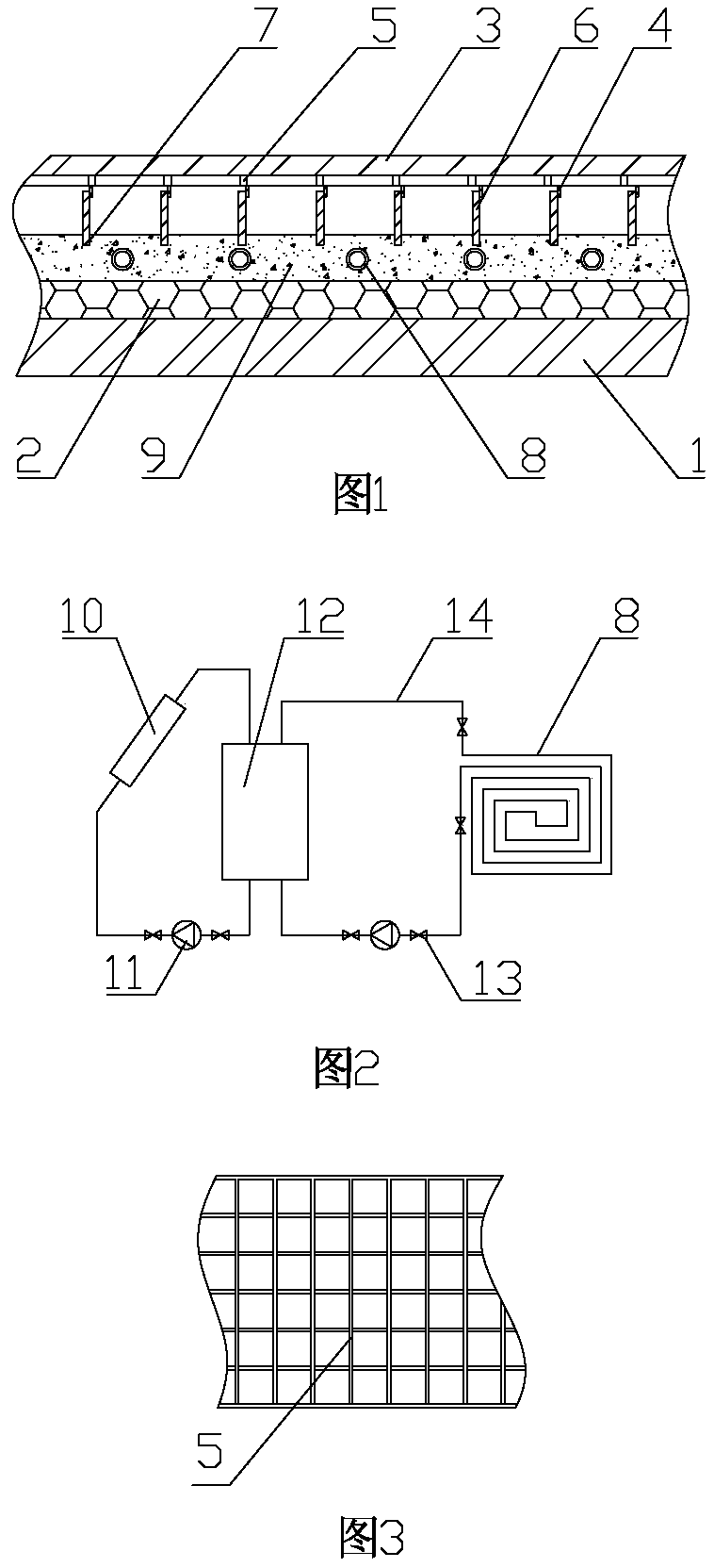 Phase change thermal storage anti-overheating floor radiation device