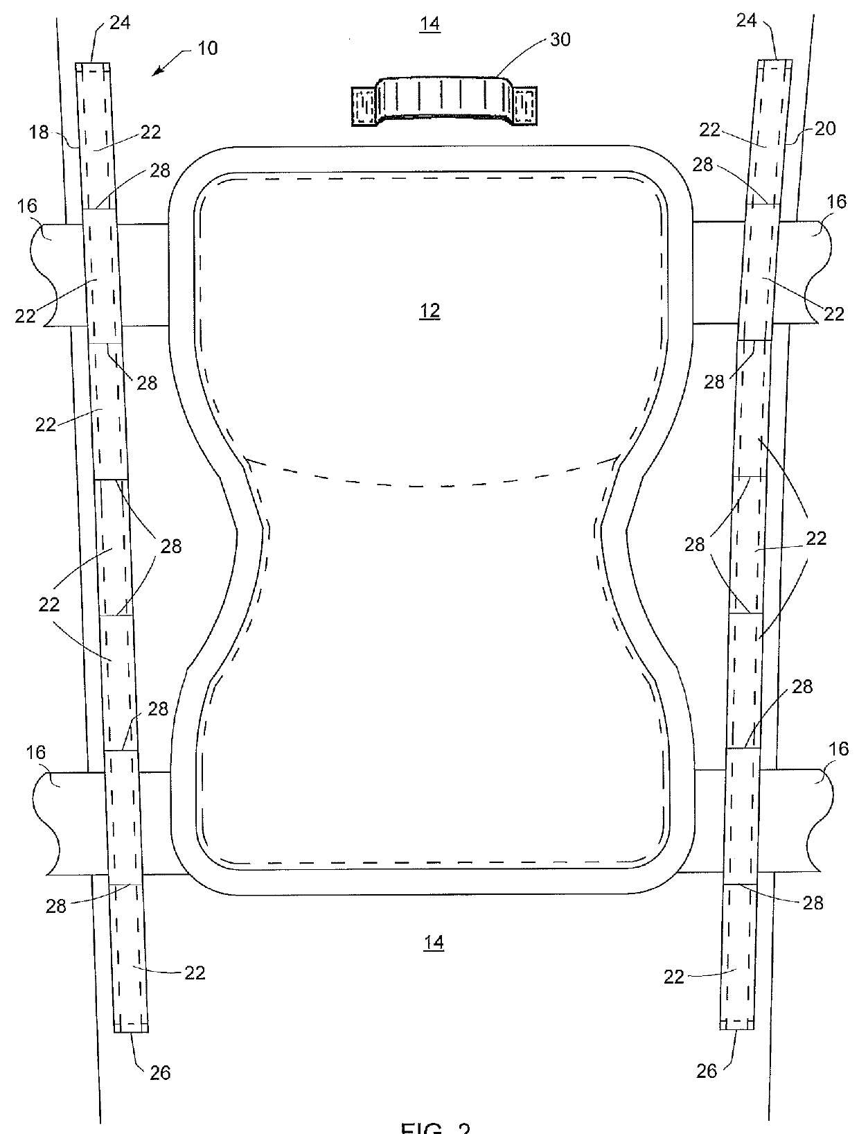 Pantleg holding mechanism for knee pads