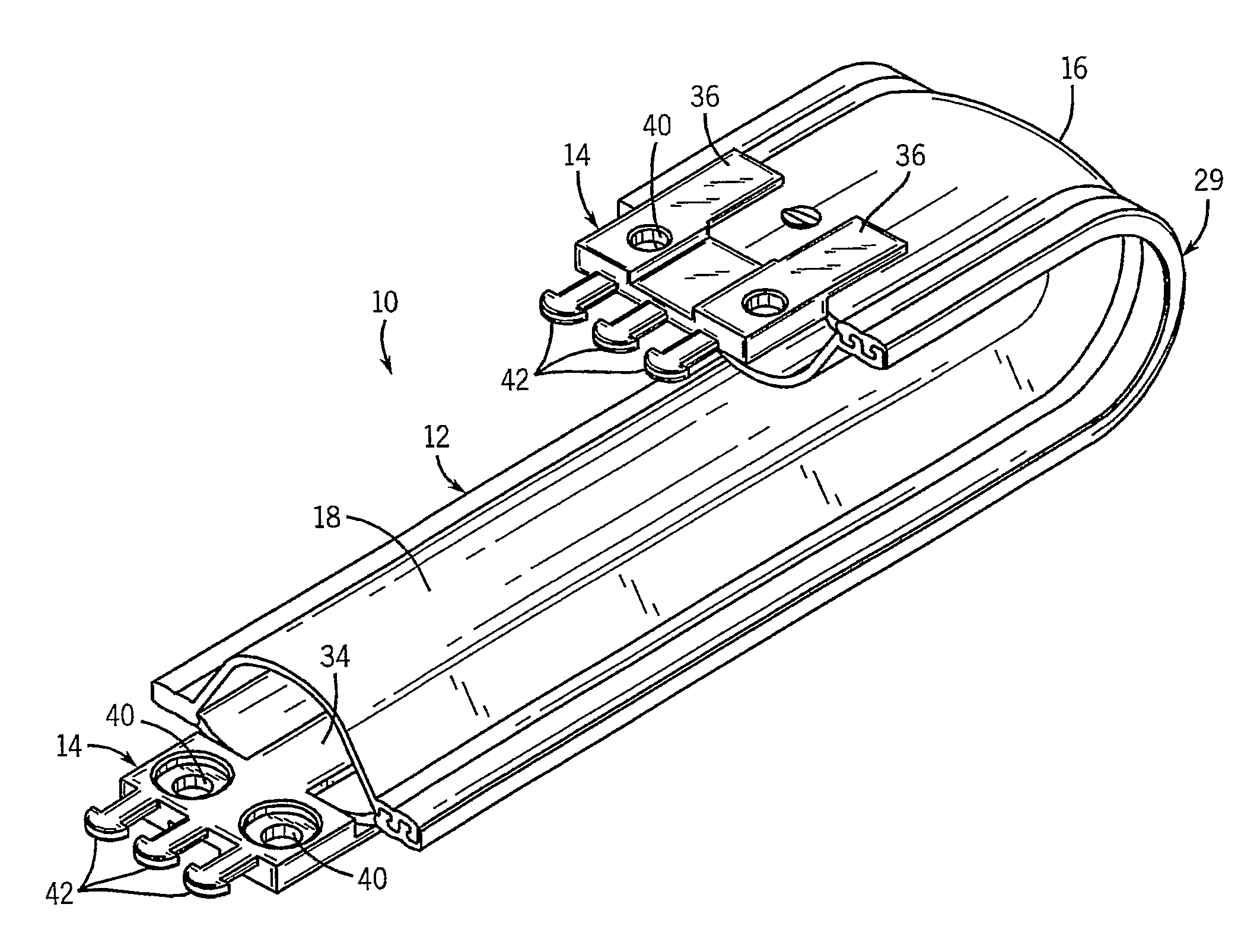 Monolithic Enclosed Cable Carrier