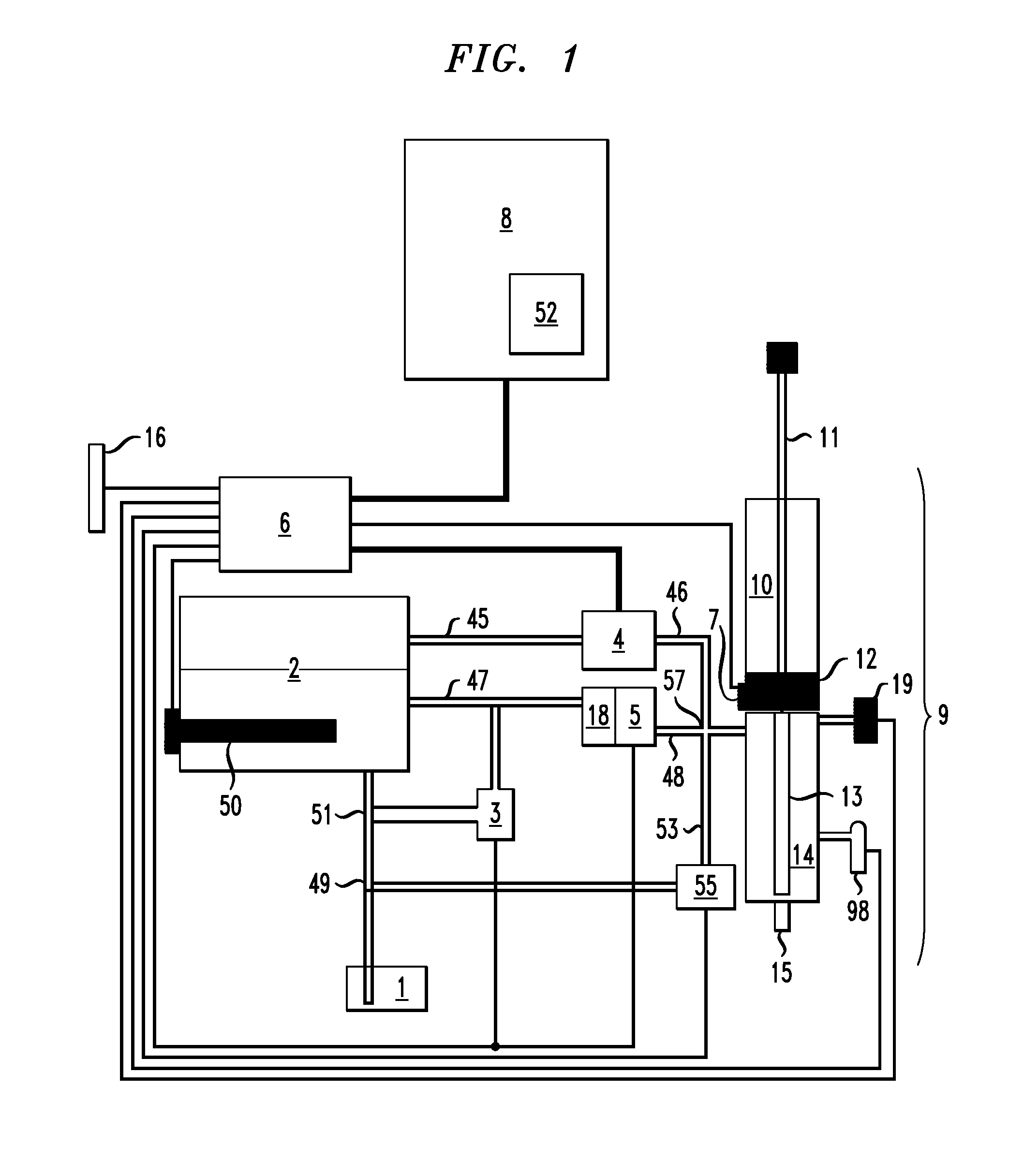 Hot beverage brewing system and use thereof