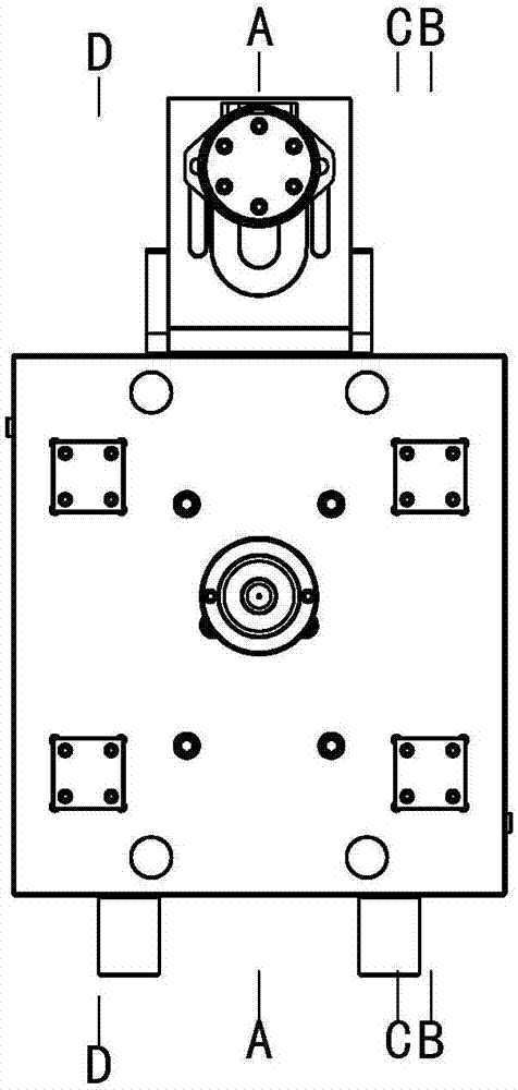 Injection molding piece die with inner thread and demoulding method thereof