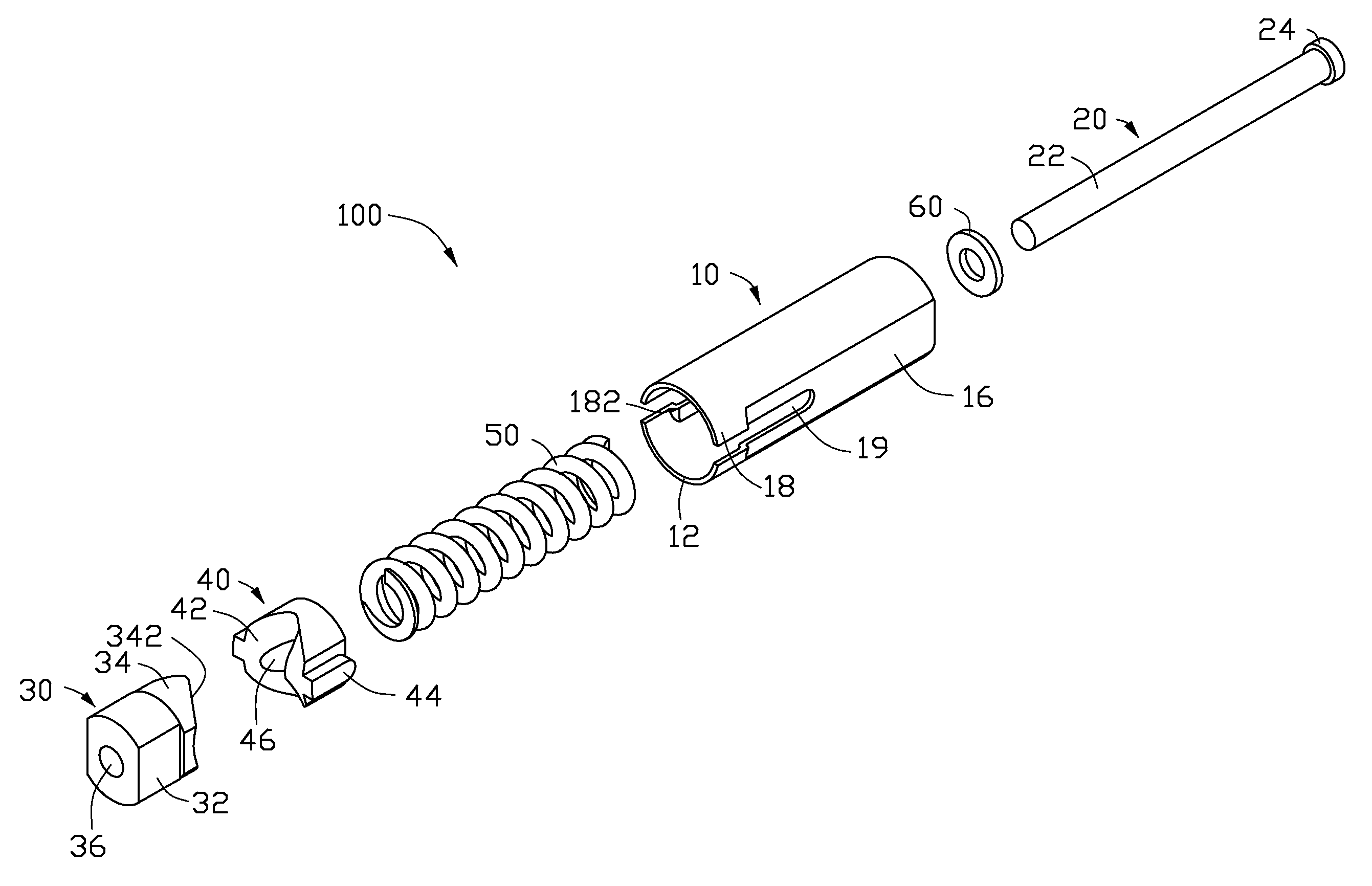 Hinge housing for hinge assembly