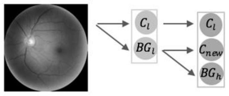 Fundus image segmentation model training method and device