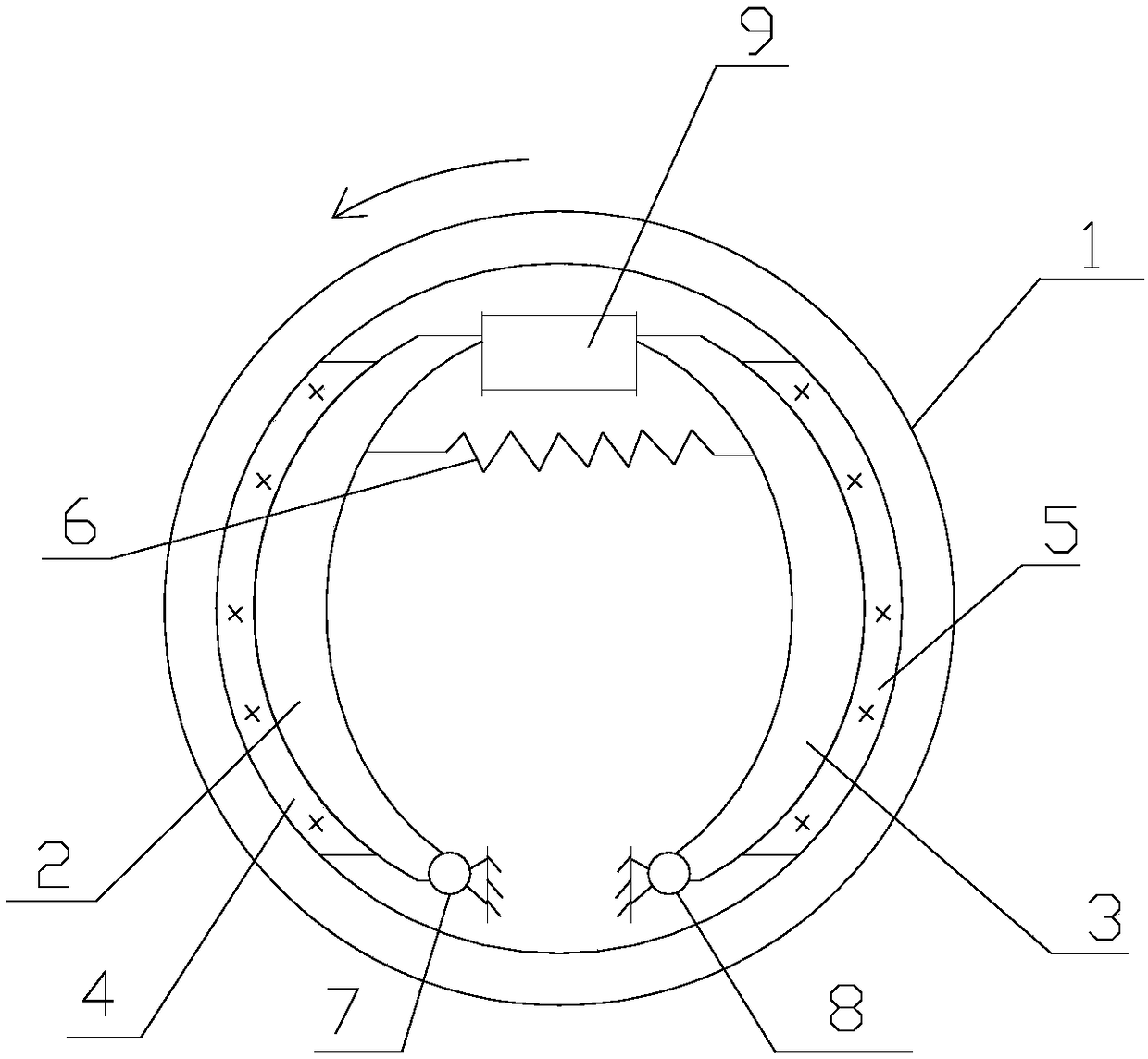 High-stability drum brake