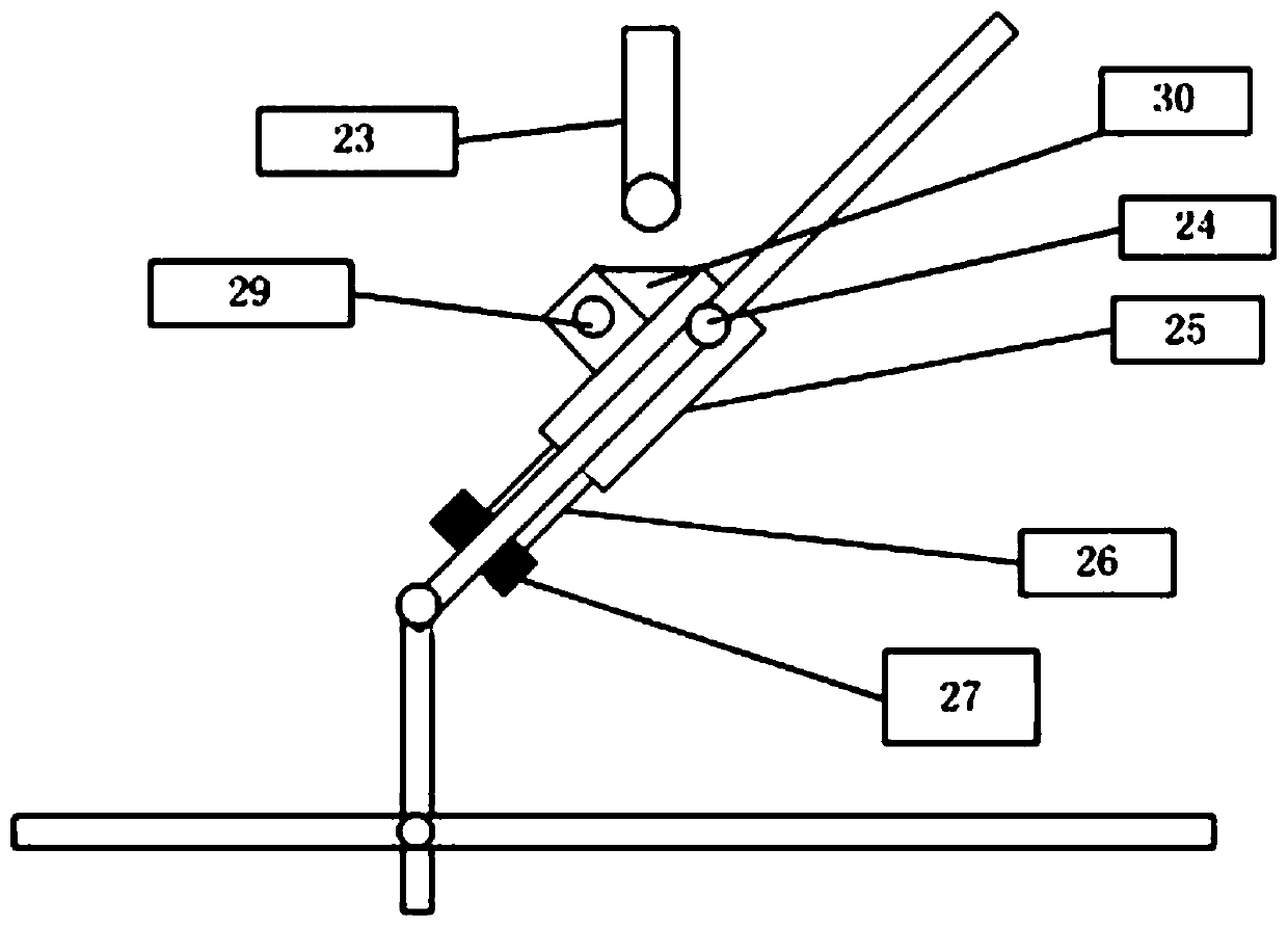 Shafting experimental device for colliding ship and its collision experimental method