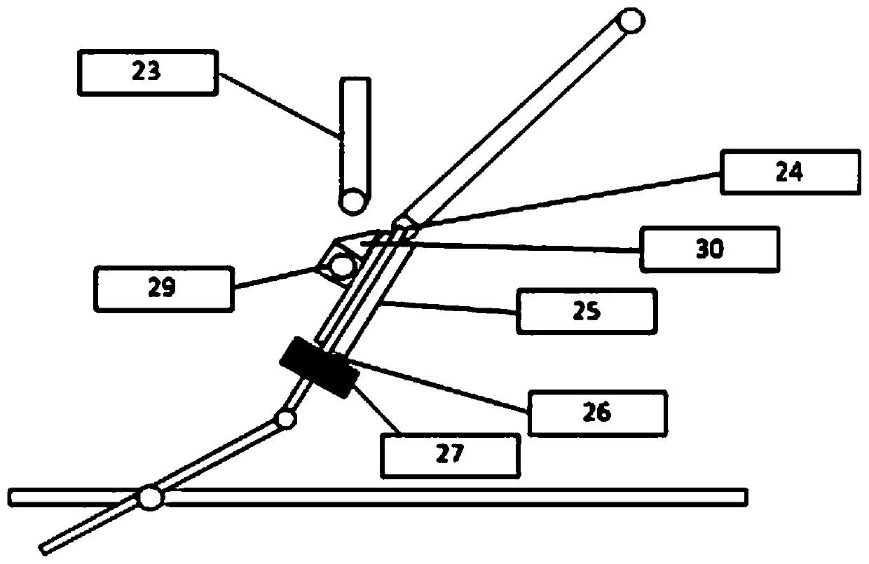 Shafting experimental device for colliding ship and its collision experimental method