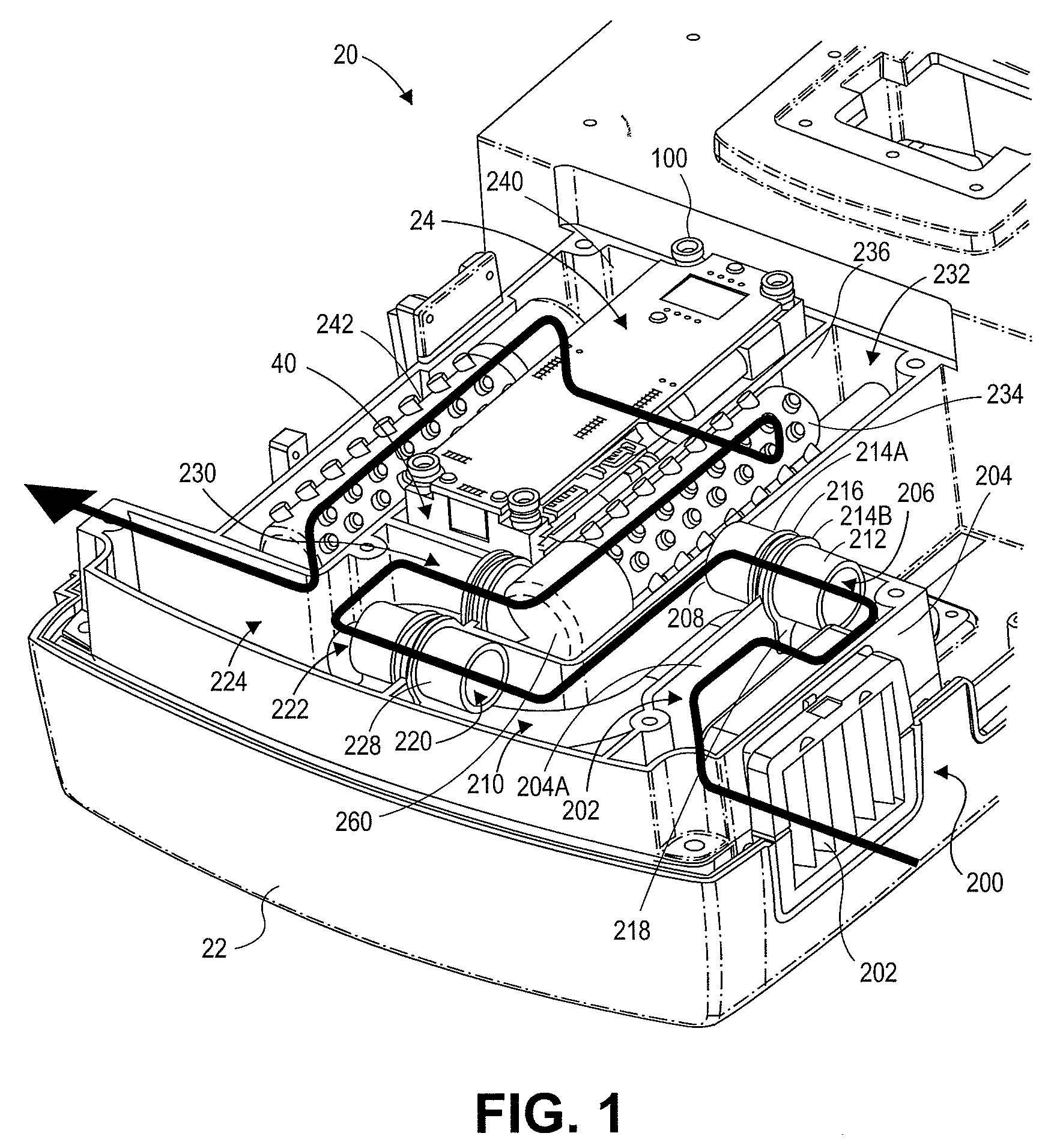 Method and apparatus for attenuating compressor noise