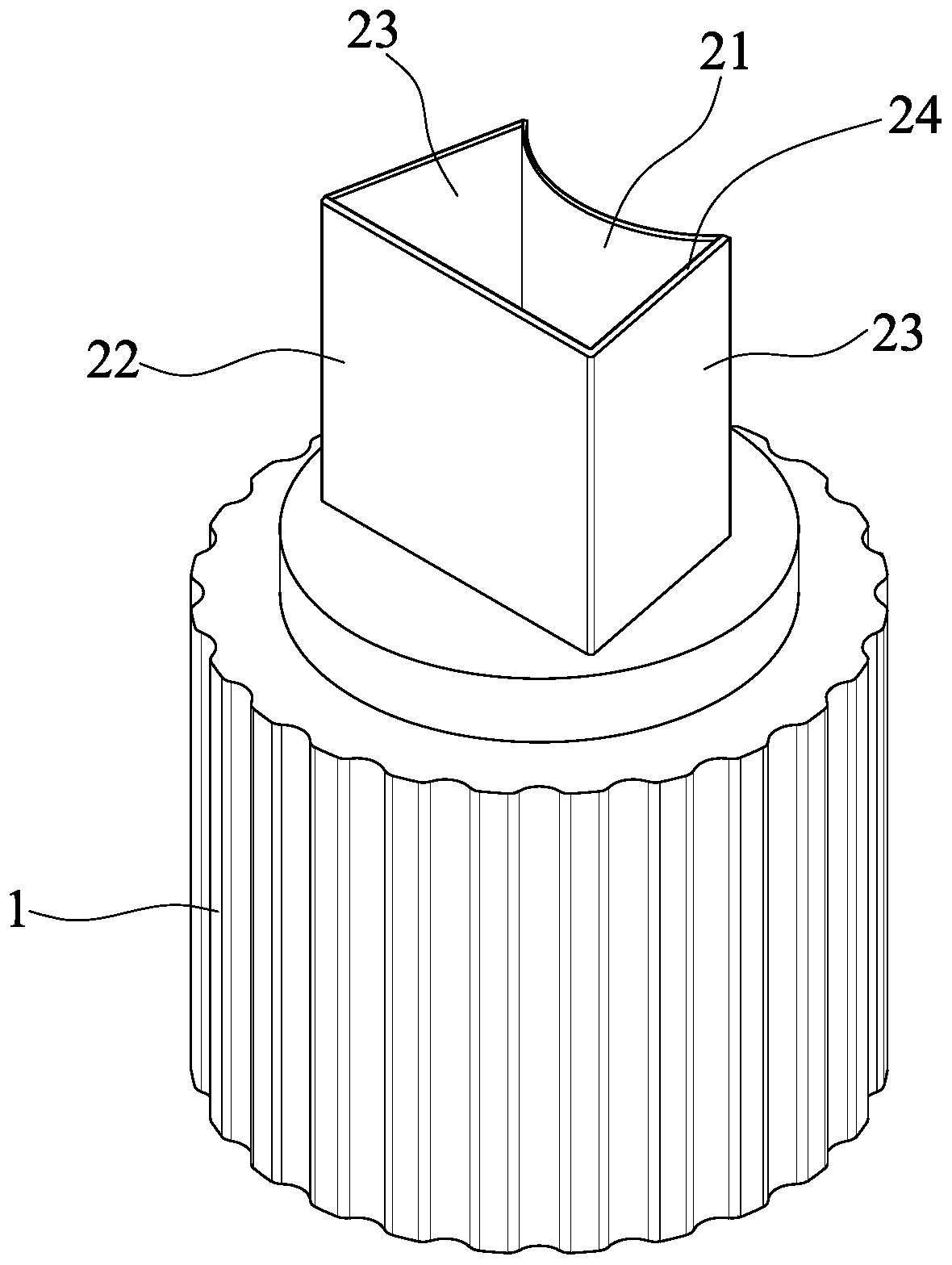 Novel conjunctival flap drilling device