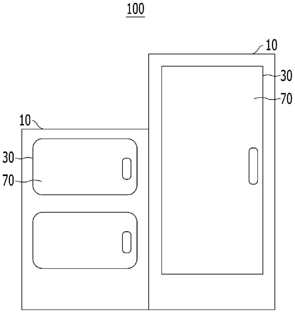 Condition-detection see-through storage box