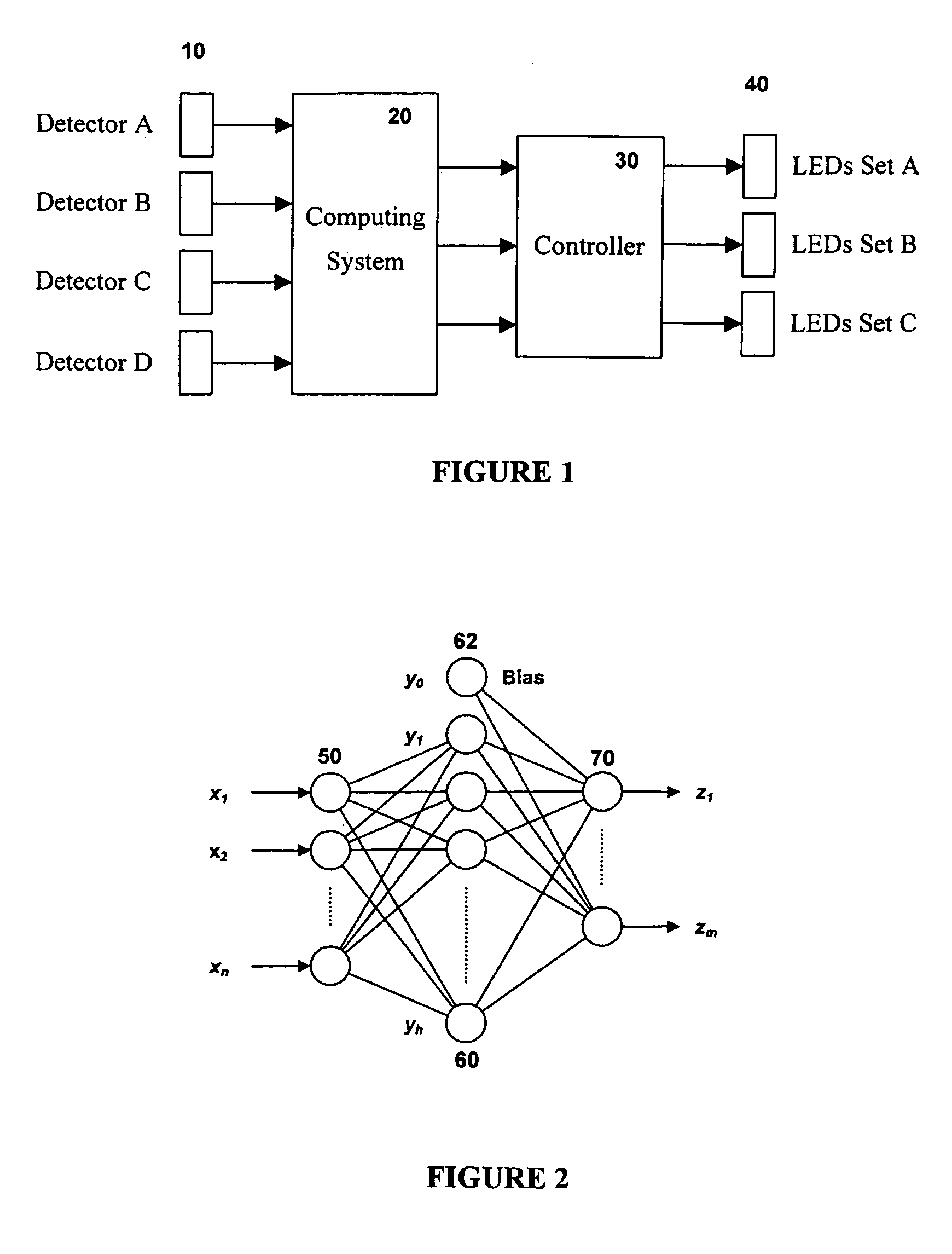 Control system for an illumination device incorporating discrete light sources