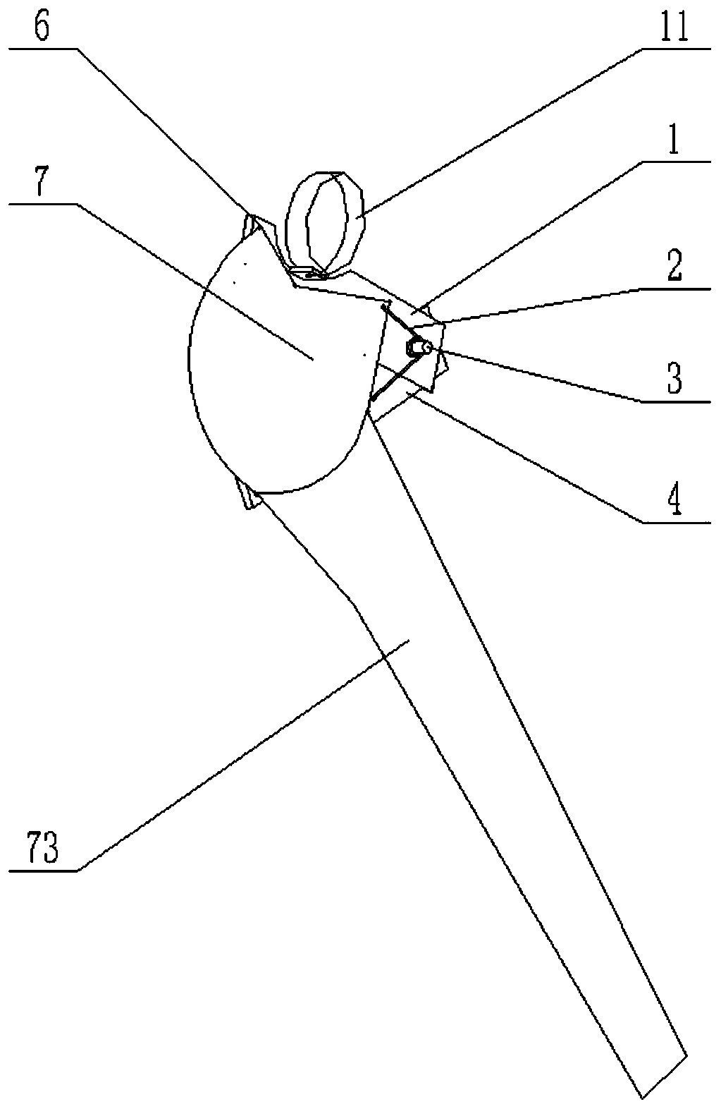 A ring fruit picker