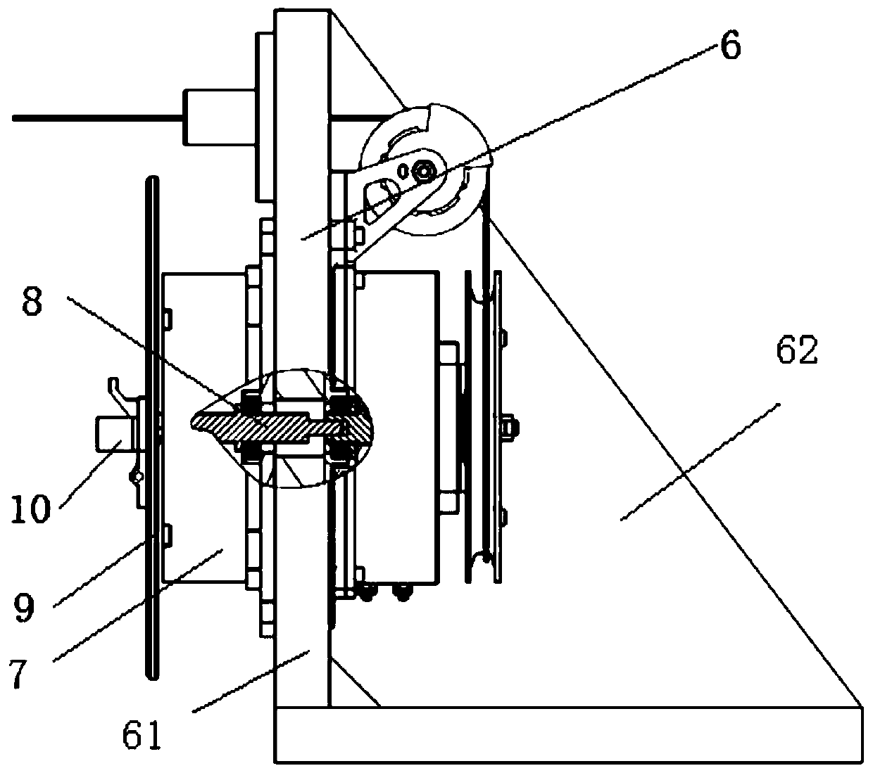 Pre-tightening force adjusting device and method of tension guiding mechanism