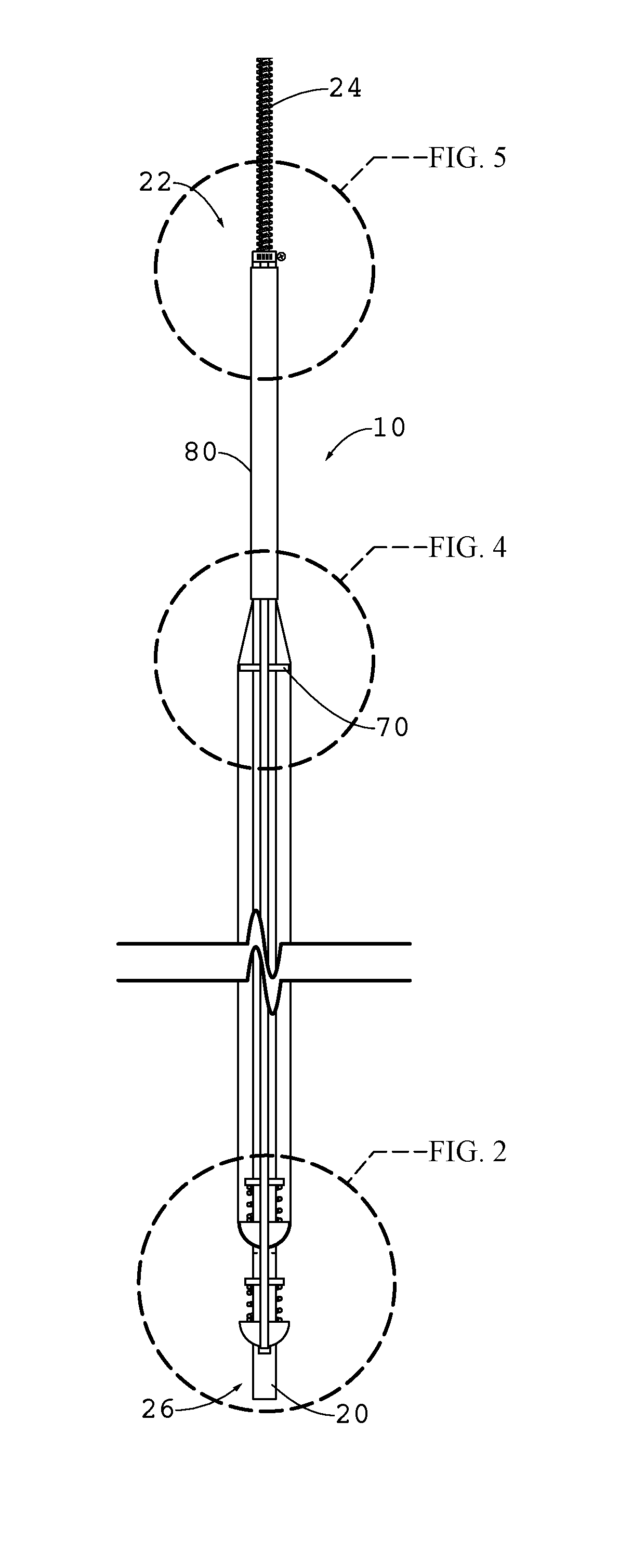 Carbon fiber composite discharge electrode with mechanical bias