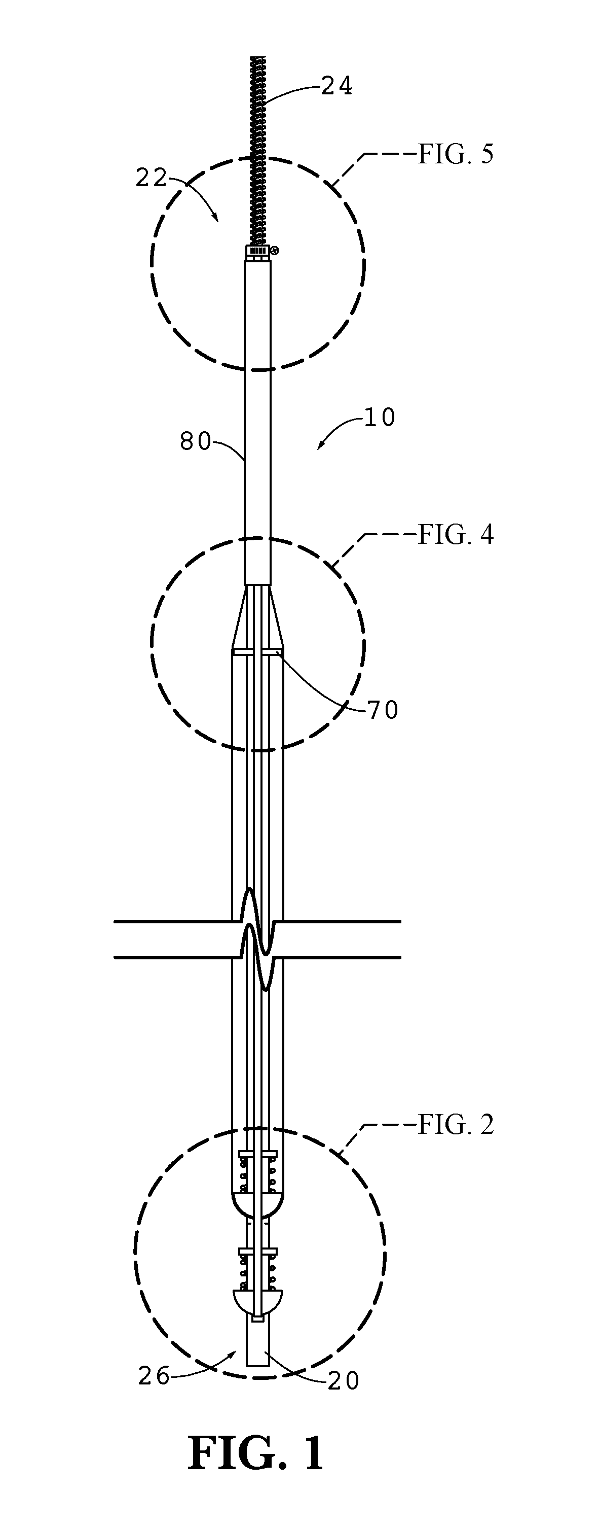 Carbon fiber composite discharge electrode with mechanical bias