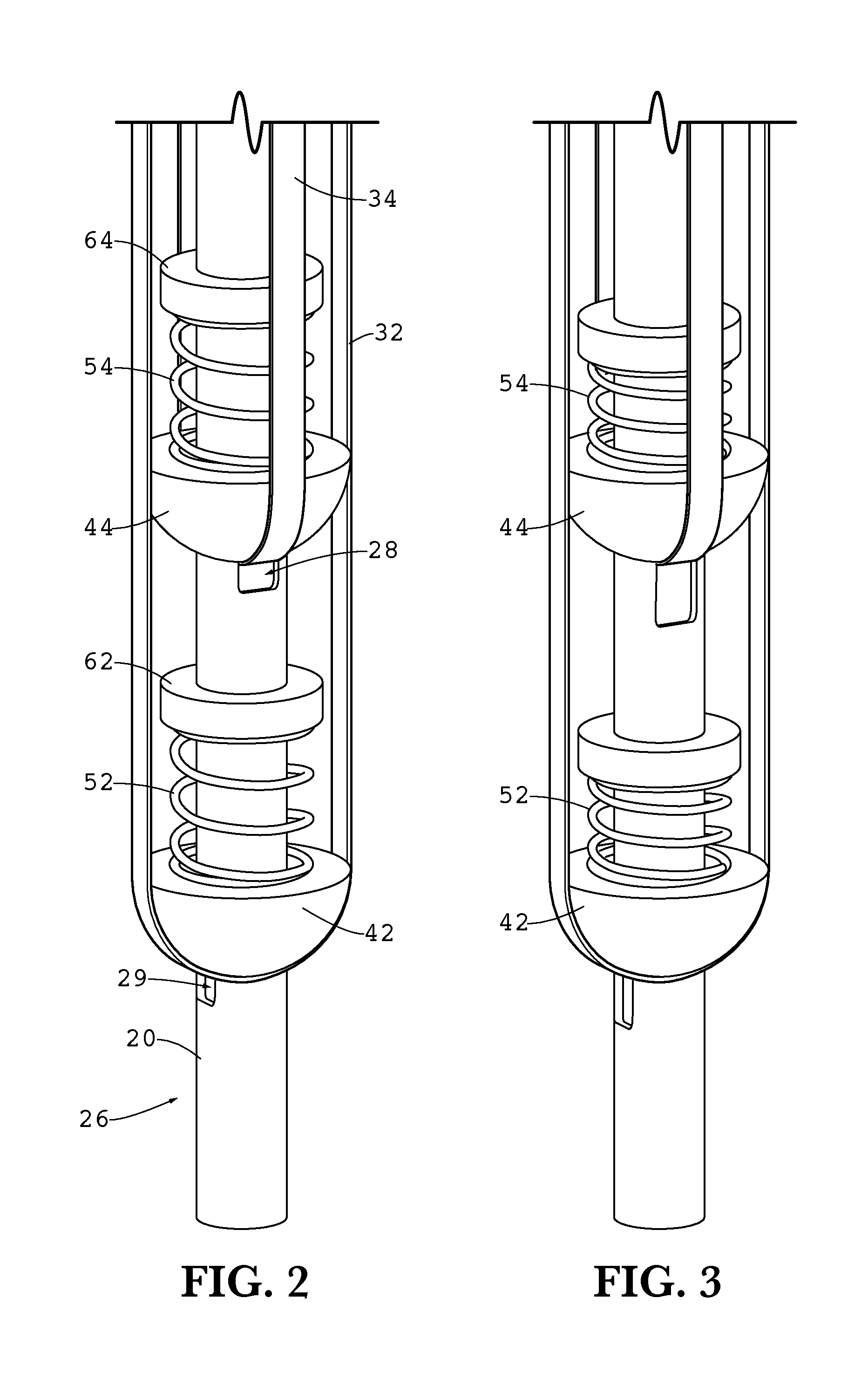 Carbon fiber composite discharge electrode with mechanical bias