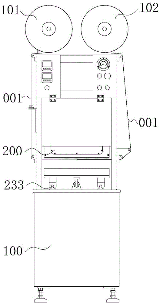 Modified atmosphere packaging machine