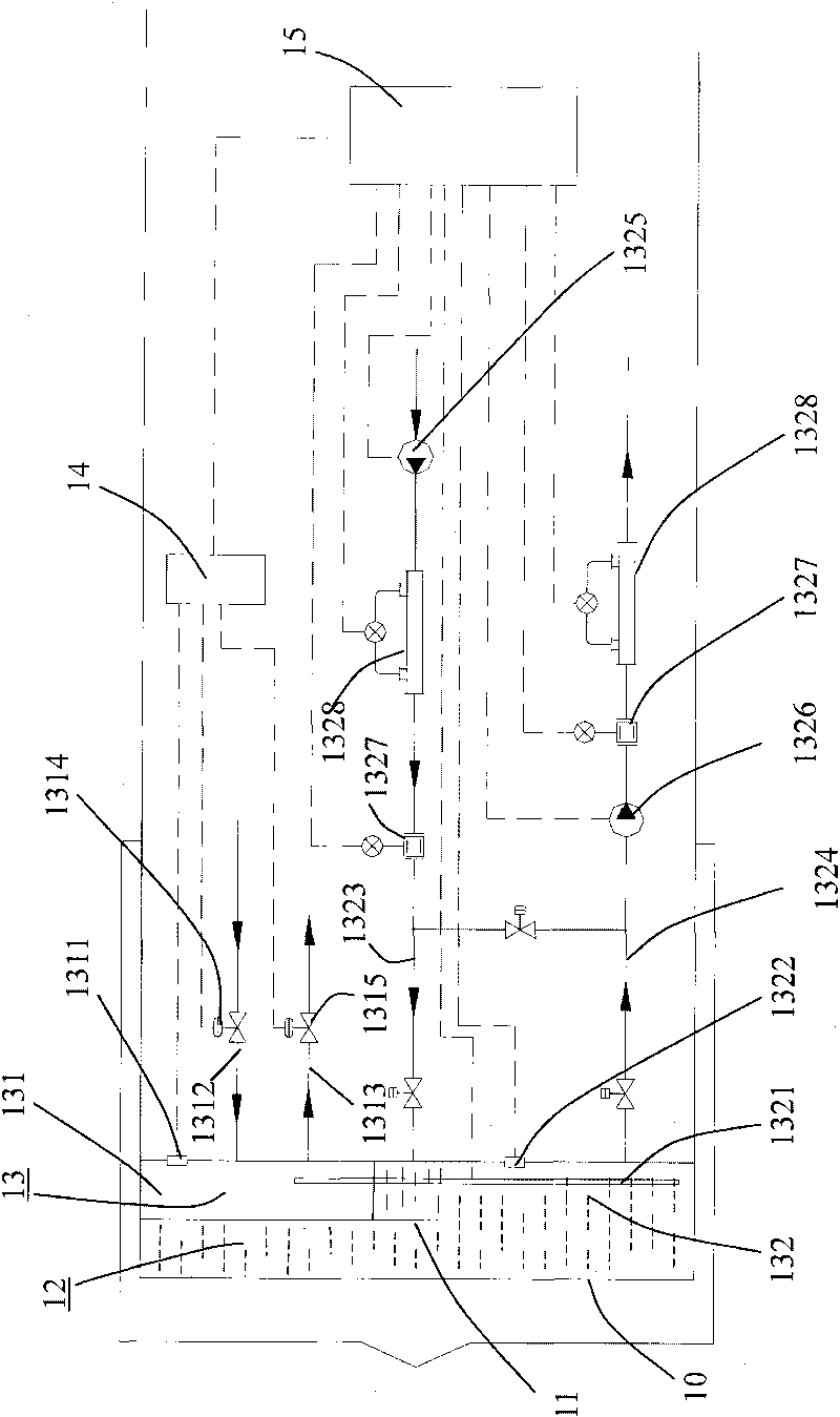 Muddy water and air balance shield pressure control method and device