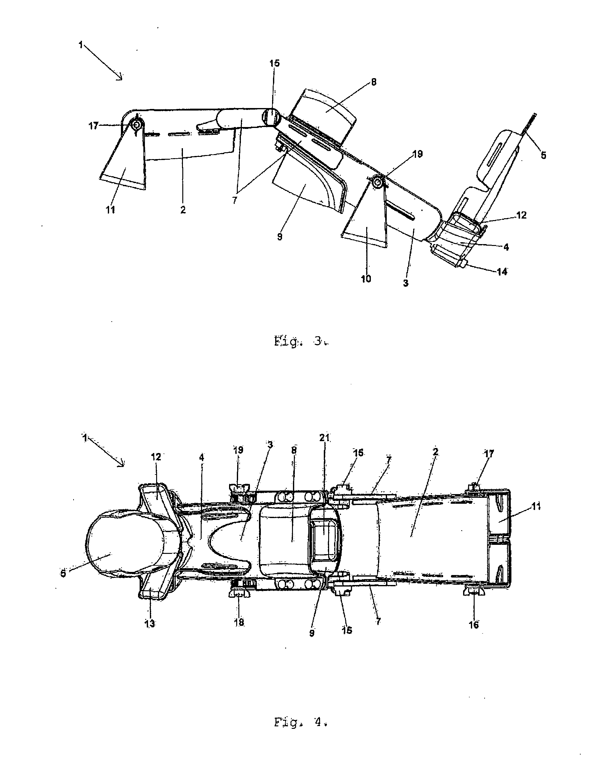 Device for measuring knee laxity