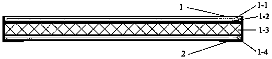 Anti-static floor made of composite materials and provided with hollow interlayer and manufacture method thereof