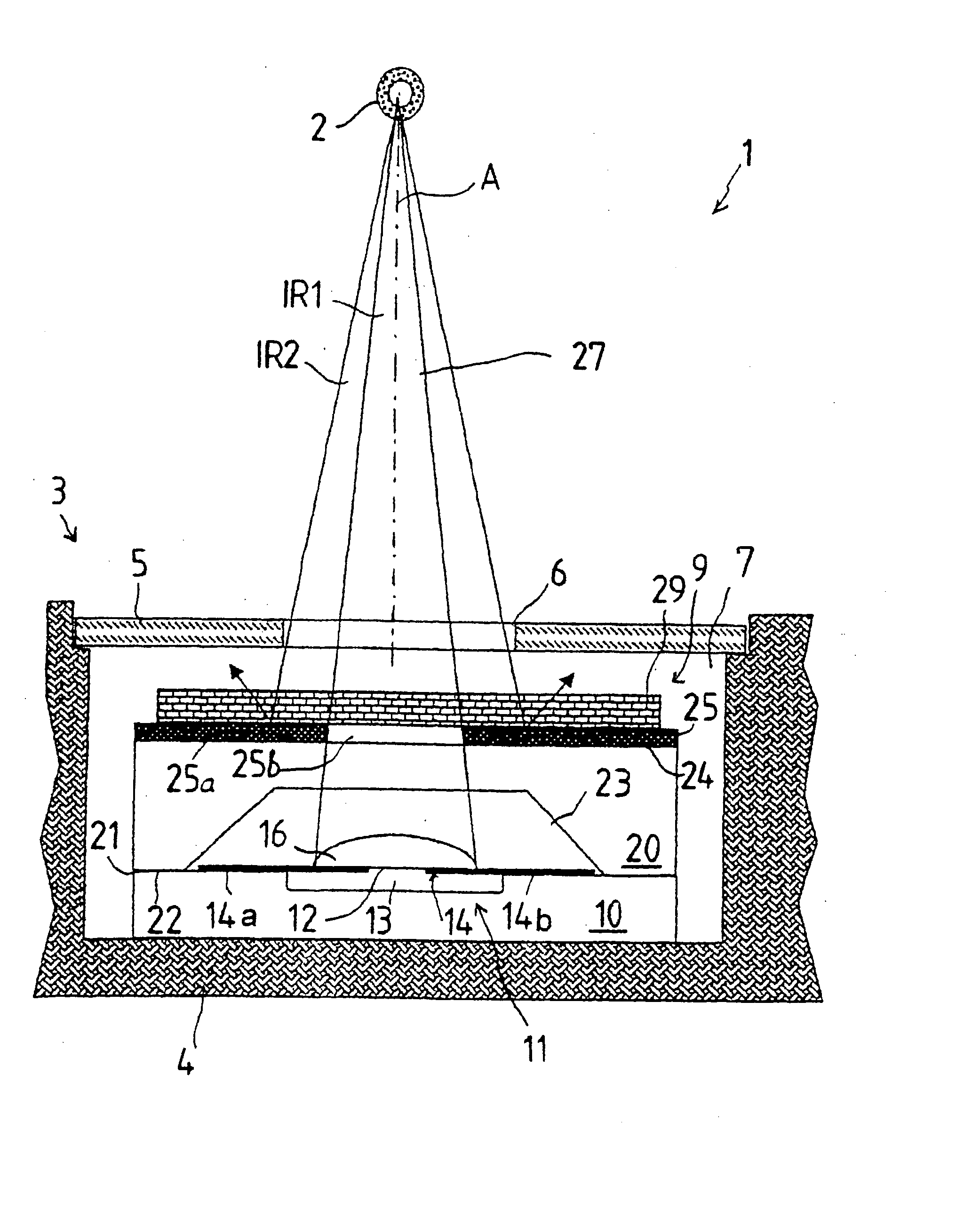 Microstructured Infrared Sensor