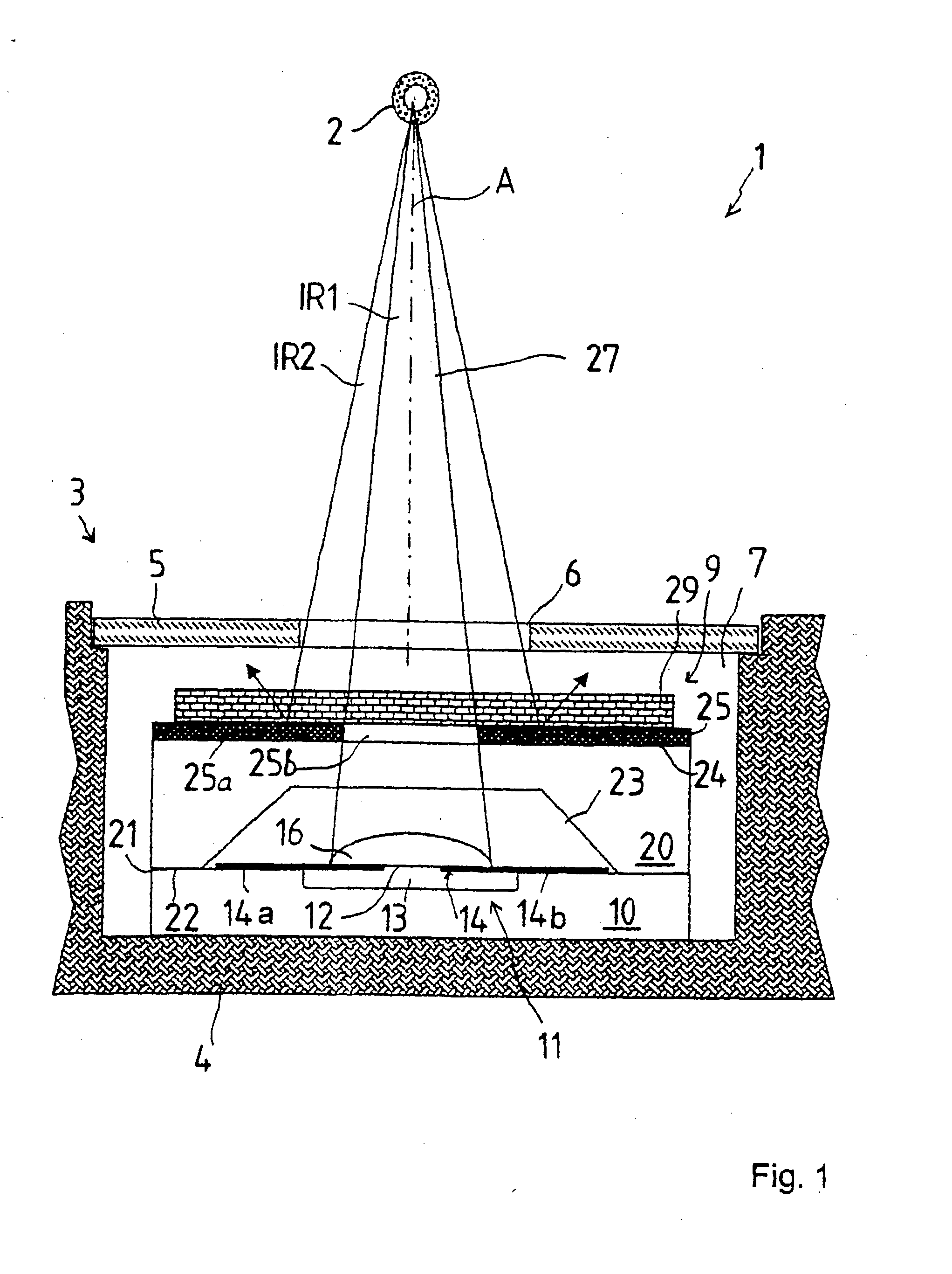 Microstructured Infrared Sensor