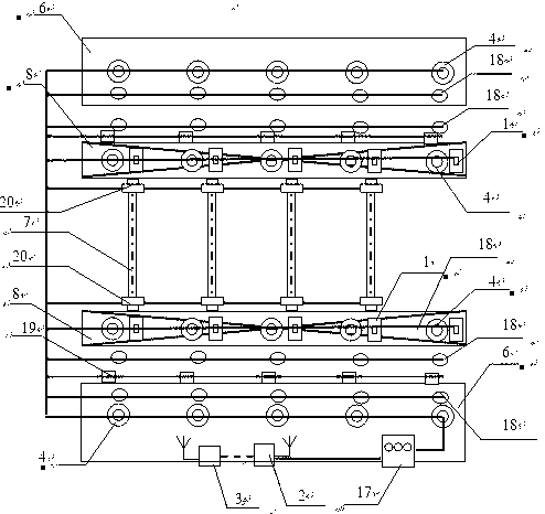 Method and system for remote intelligent monitoring and three-dimensional digital comprehensive warning of deep foundation pit stability