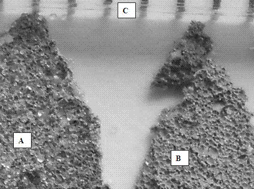 Pretreatment method of polymer bonded explosive sample