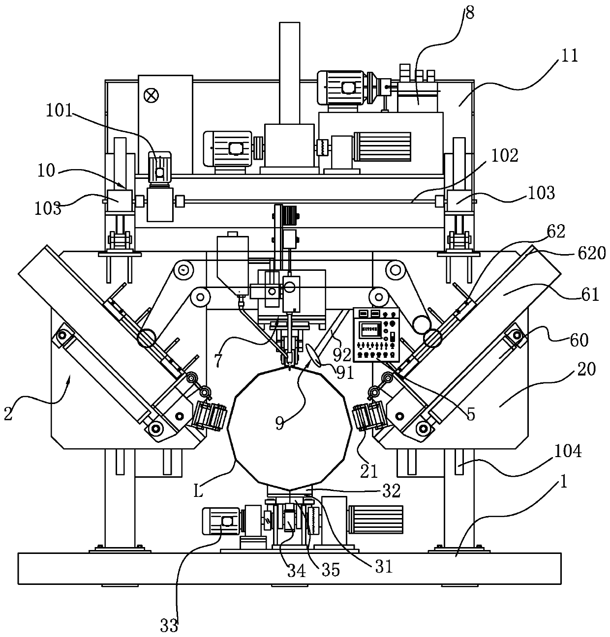 Intelligent environment-friendly welding machine