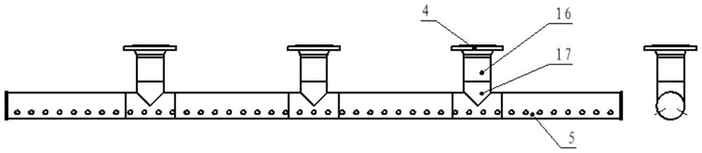 A cooling device that generates a flat jet stream